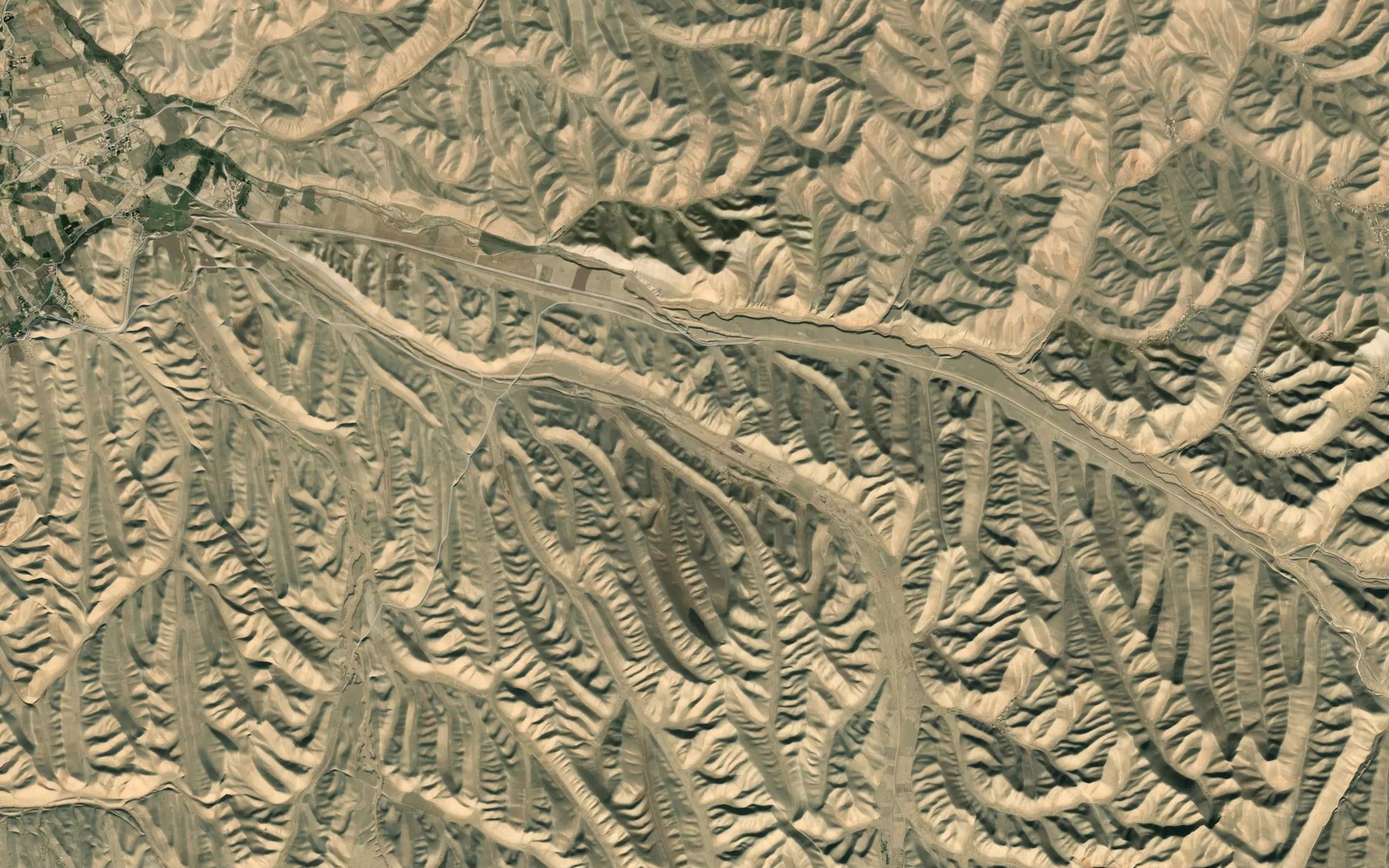 Satellite map of the Kaltar