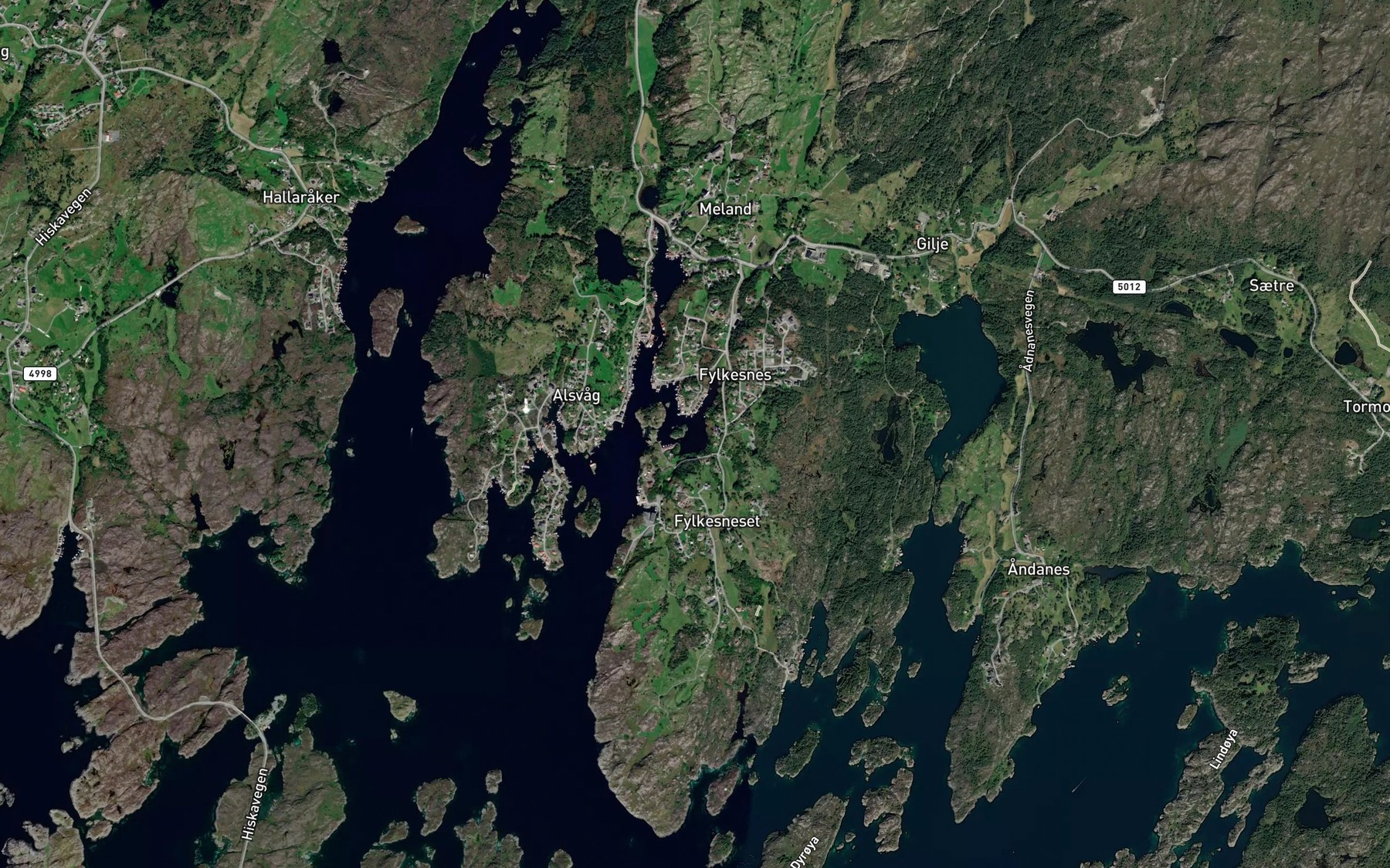 Satellite map of the Mollevagen