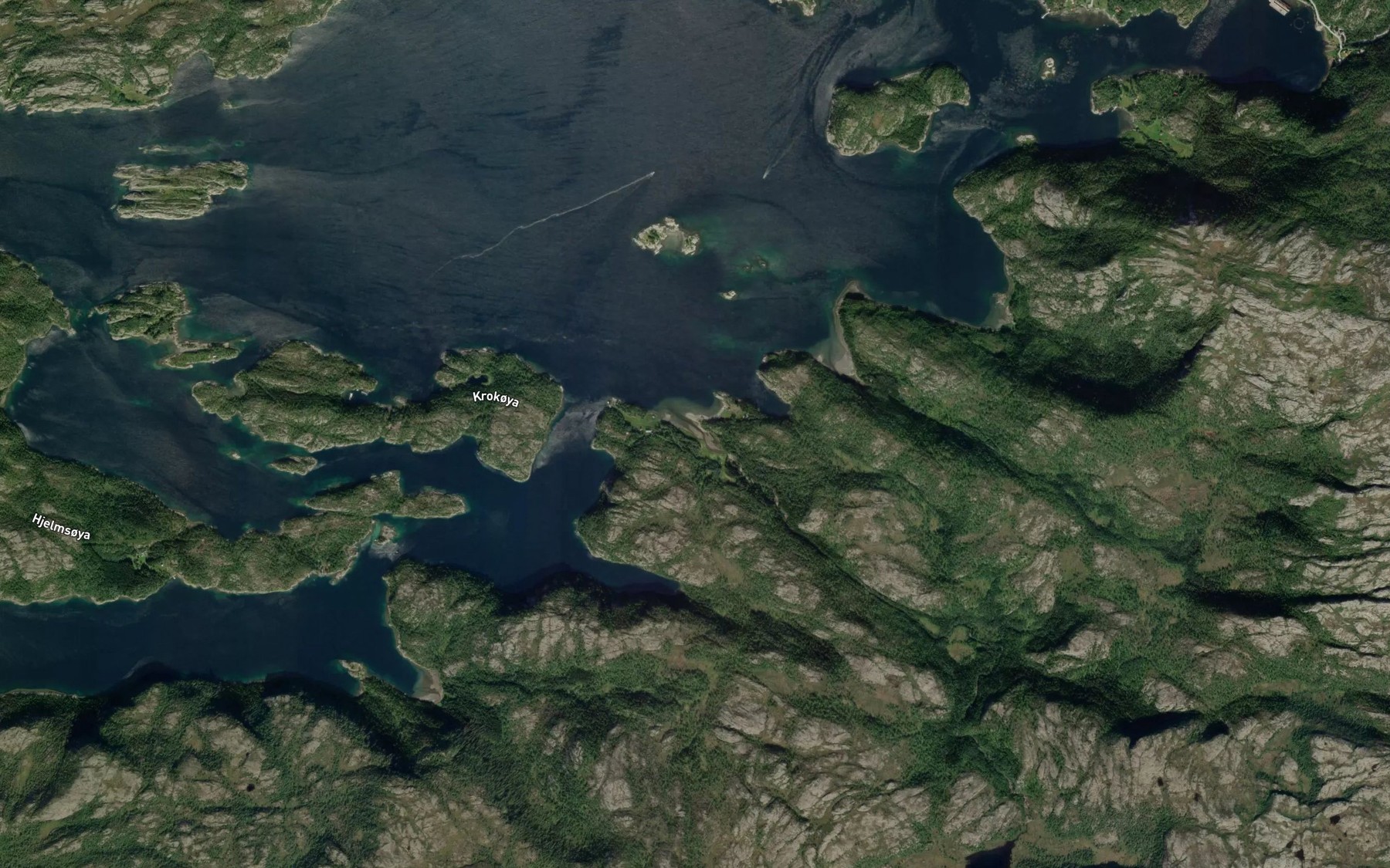 Satellite map of the Salvika