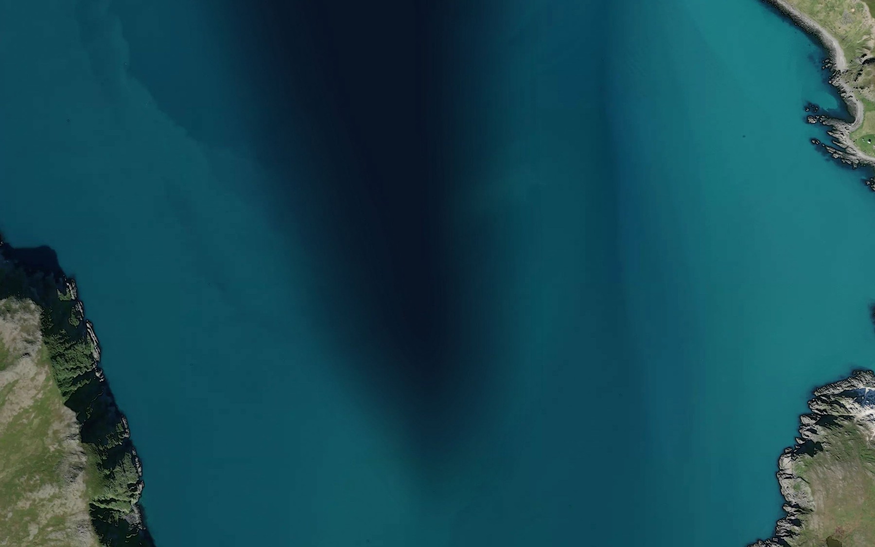 Satellite map of the Gamvikfjorden