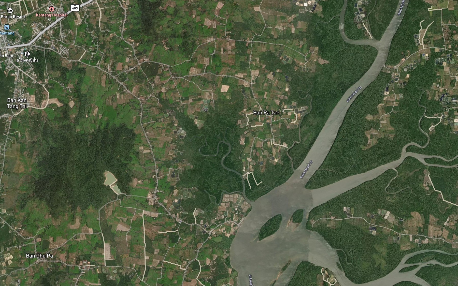 Satellite map of the Khlong Phong