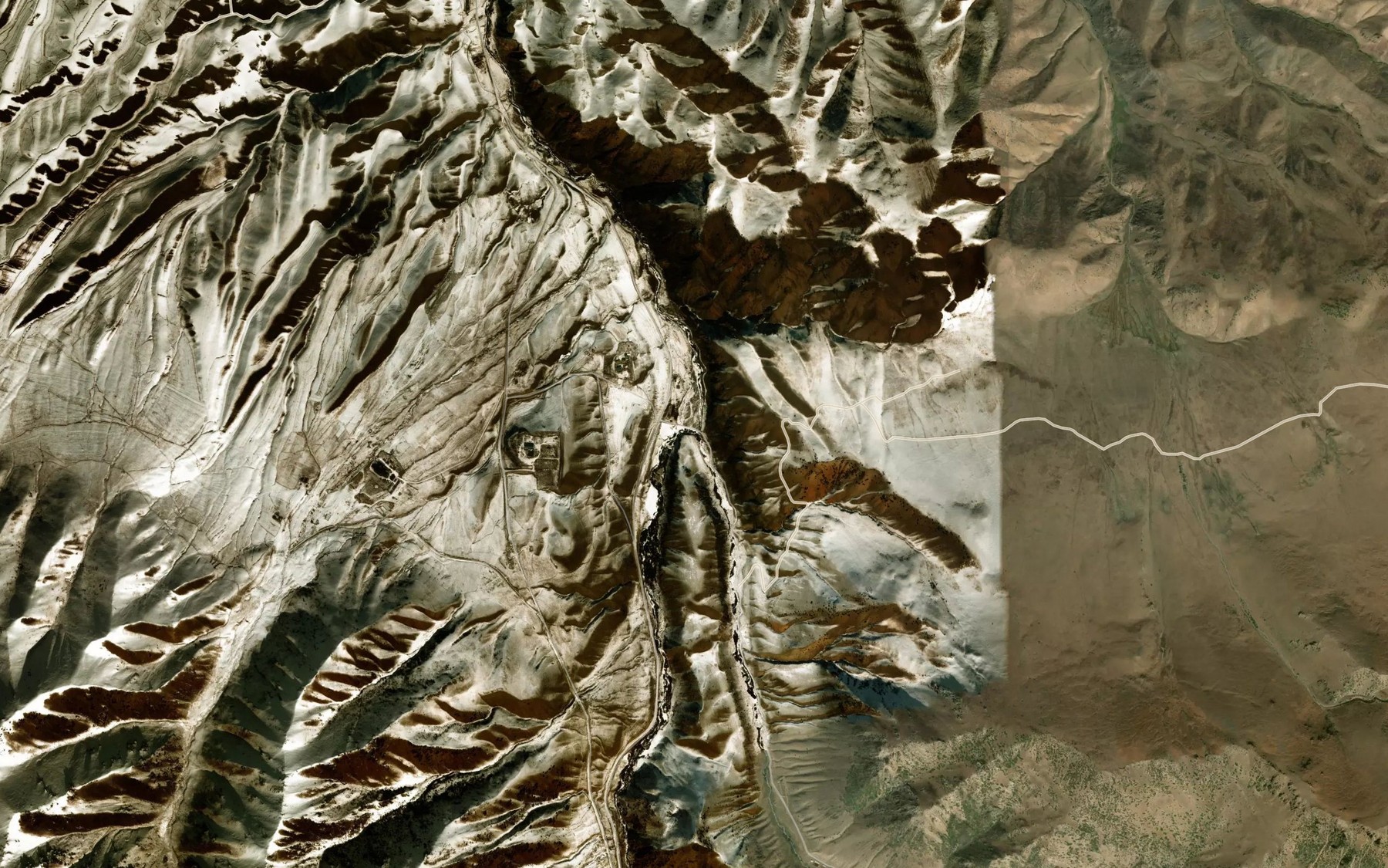 Satellite map of the Chon-Chichkan