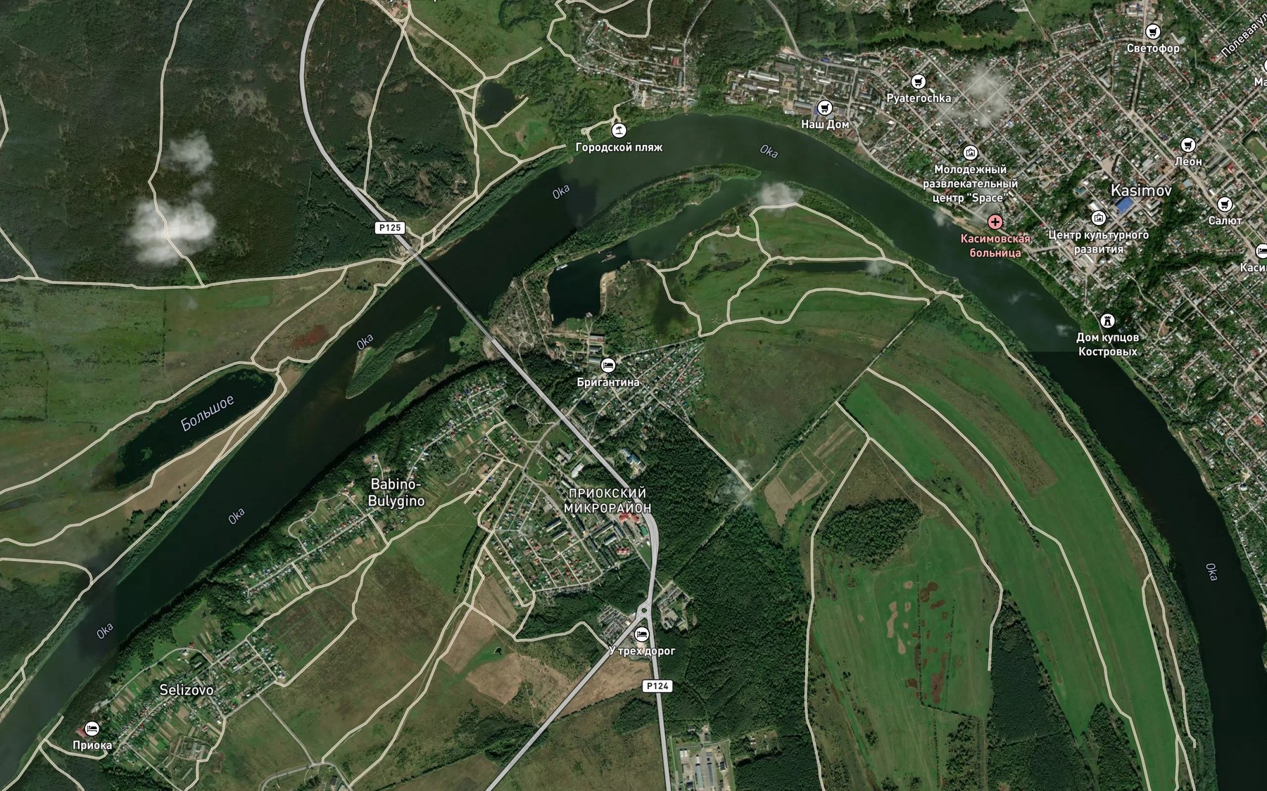Satellite map of the Syntulka