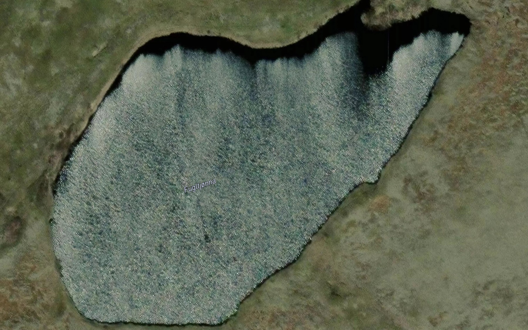 Satellite map of the Fugltjorna