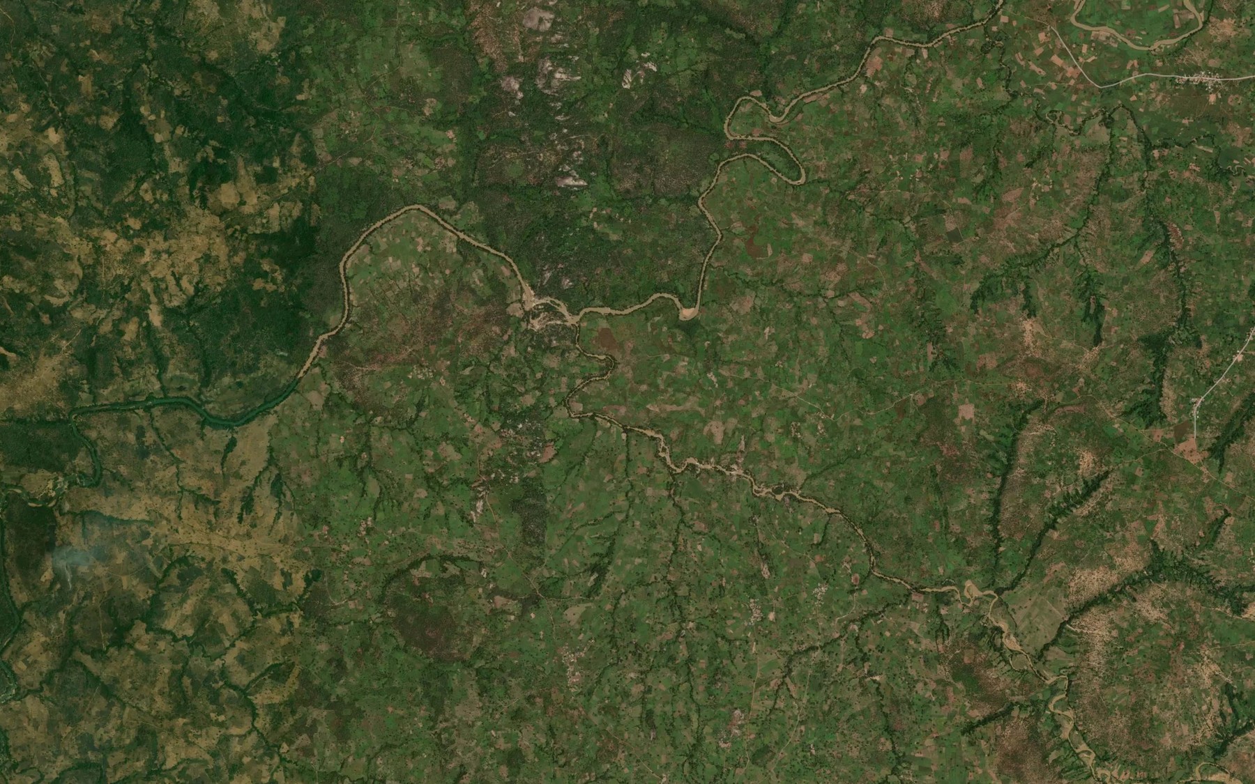 Satellite map of the Baisuga