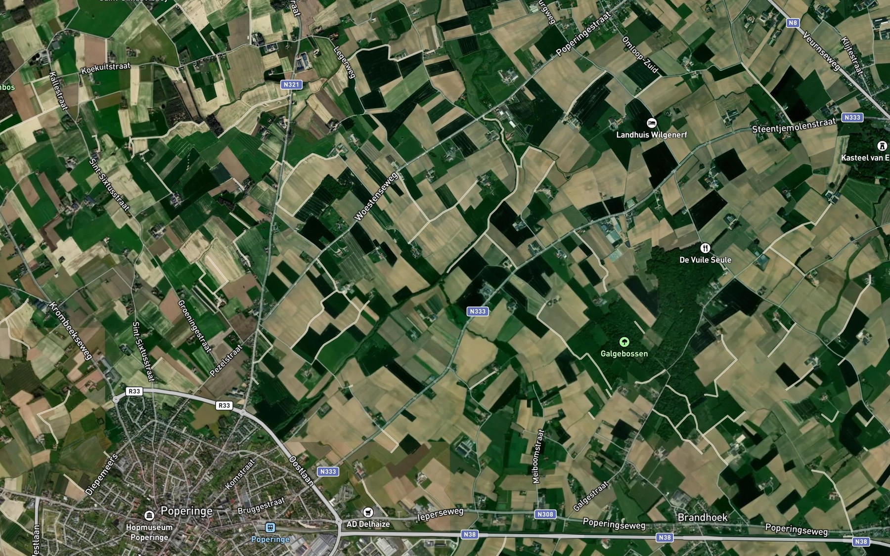 Satellite map of the Robaartbeek