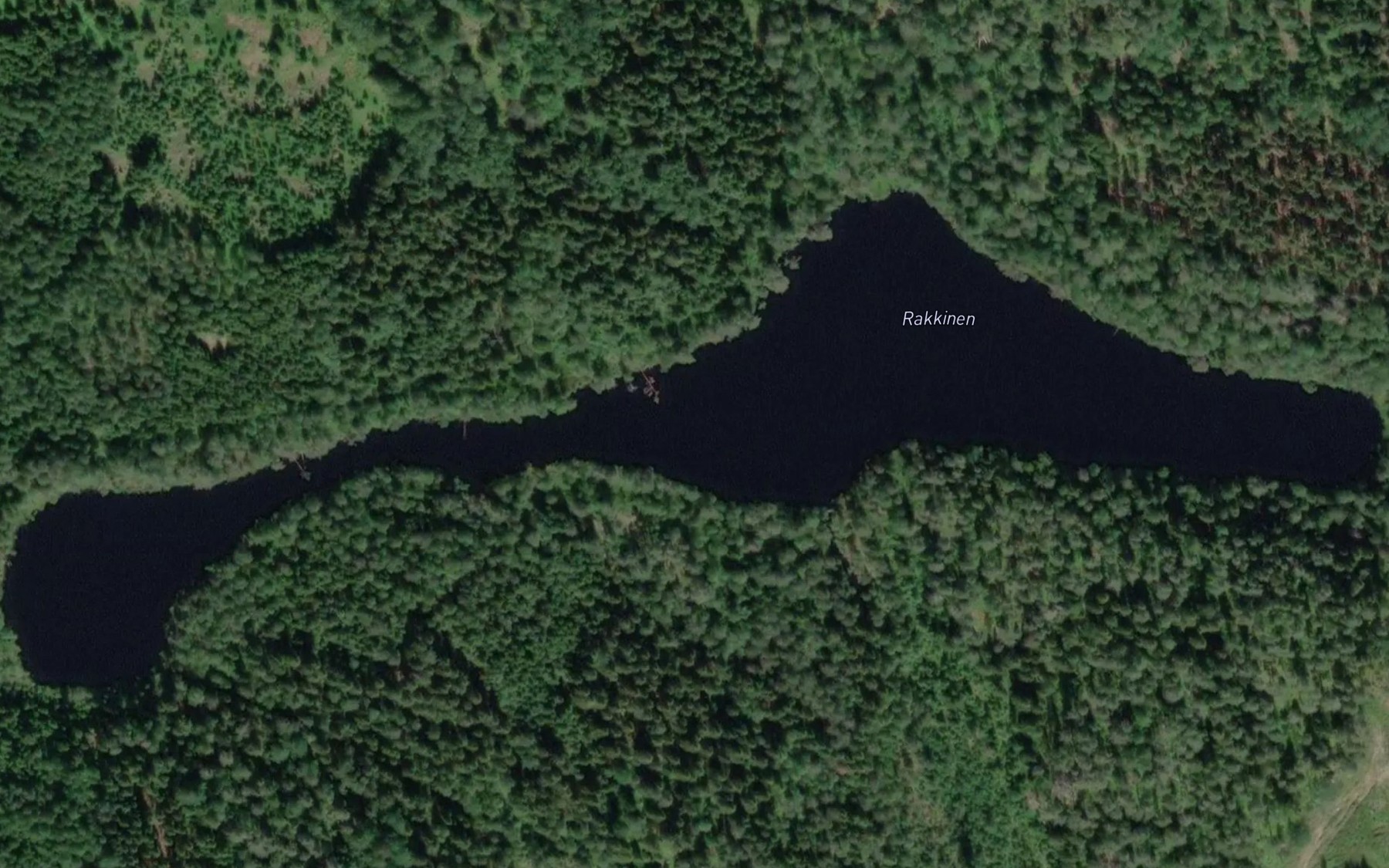Satellite map of the Rakkinen