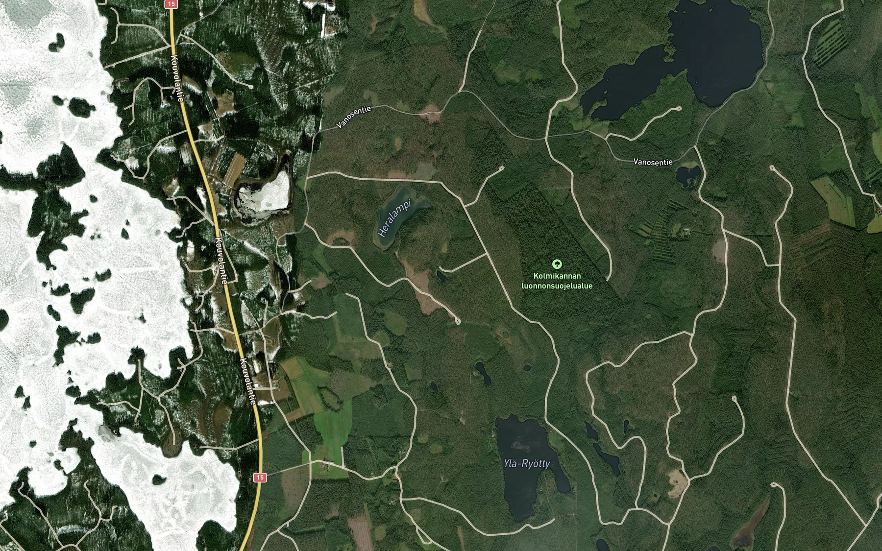 Satellite map of the Pieni Heralampi