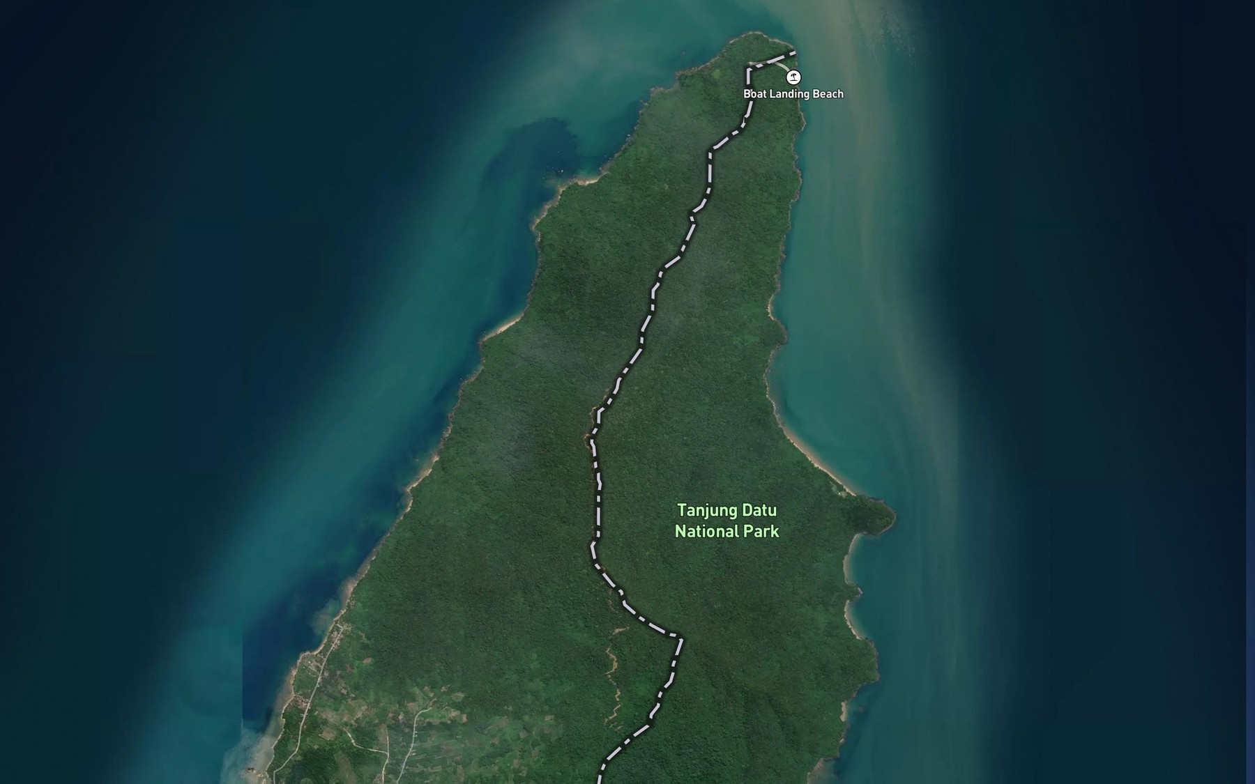 Satellite map of the Sungai Labuan