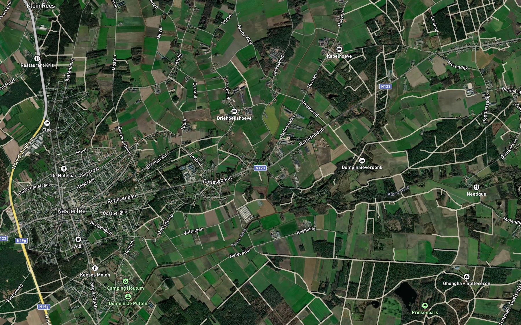 Satellite map of the Rodenloop