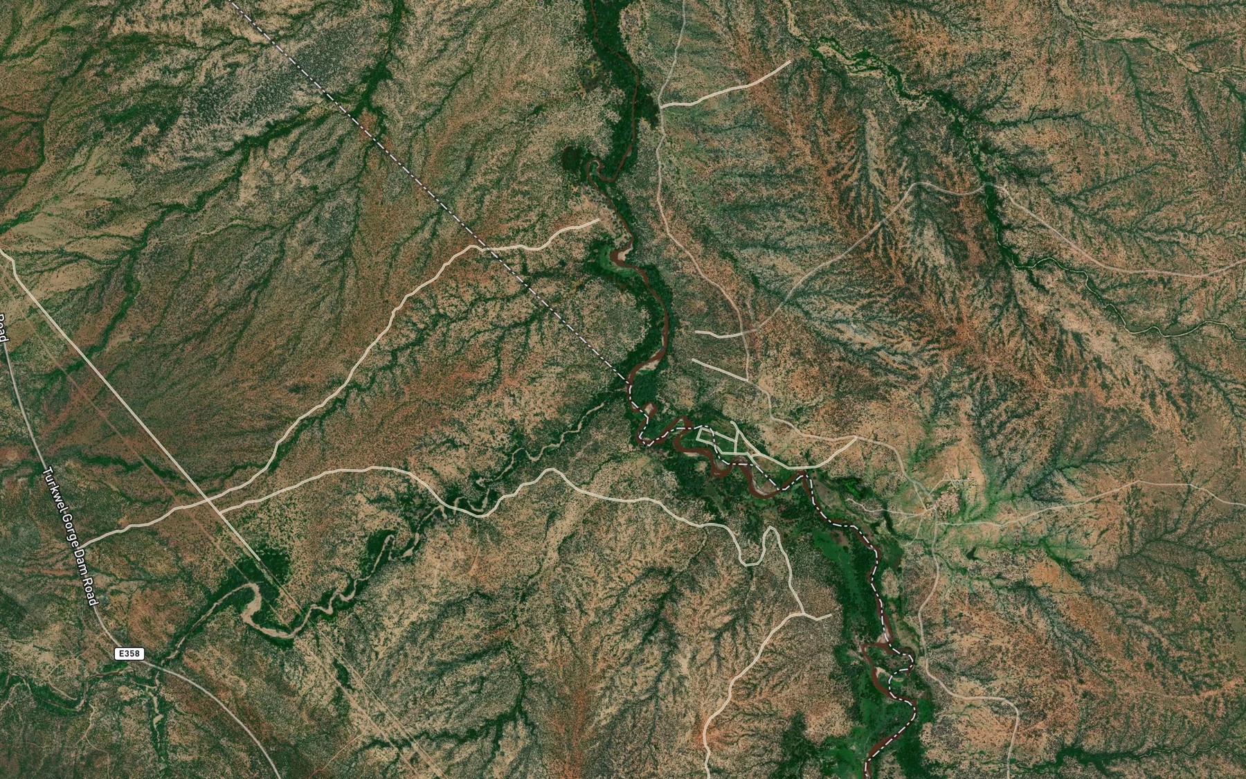 Satellite map of the Aberit