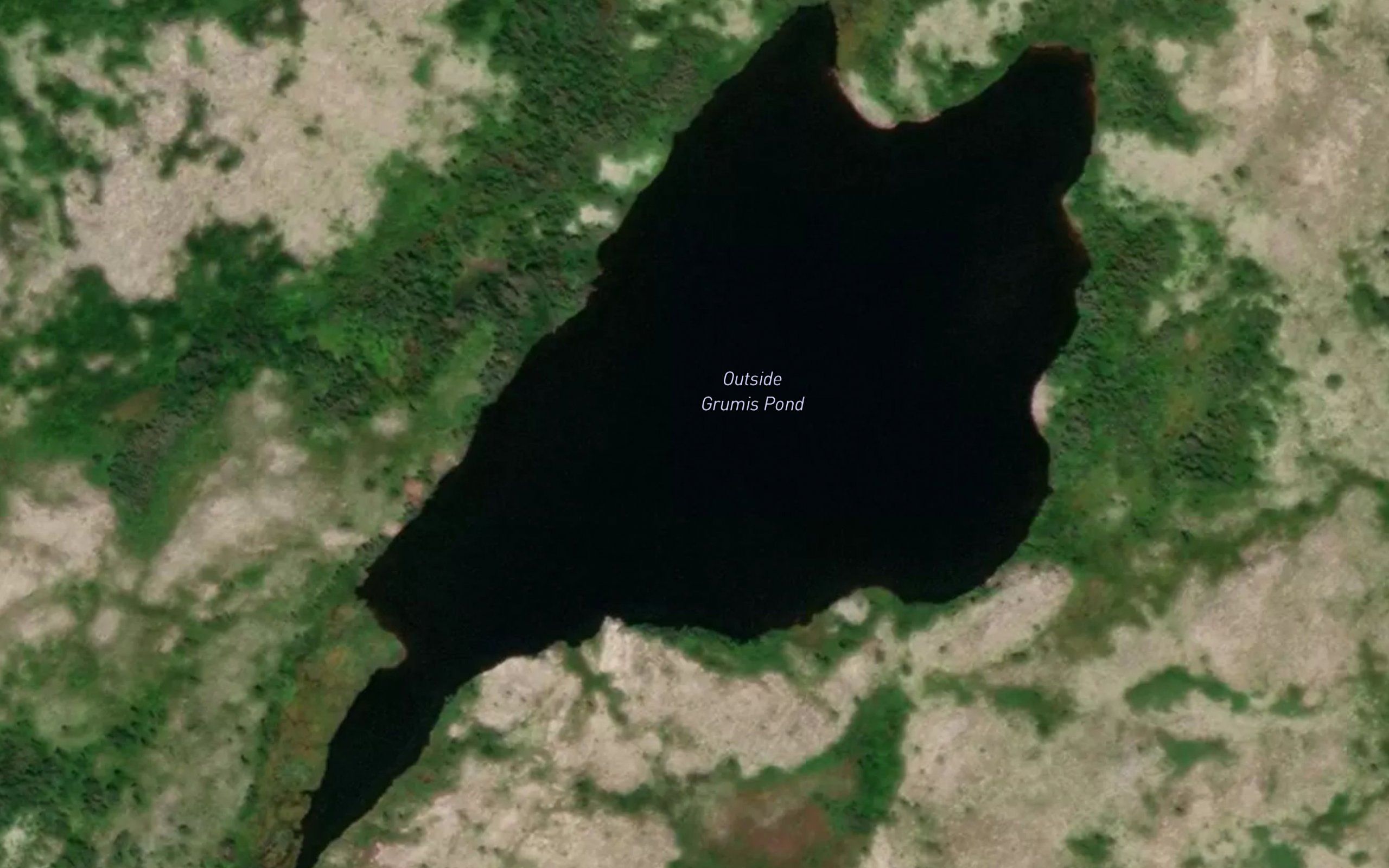Outside Grumis Pond