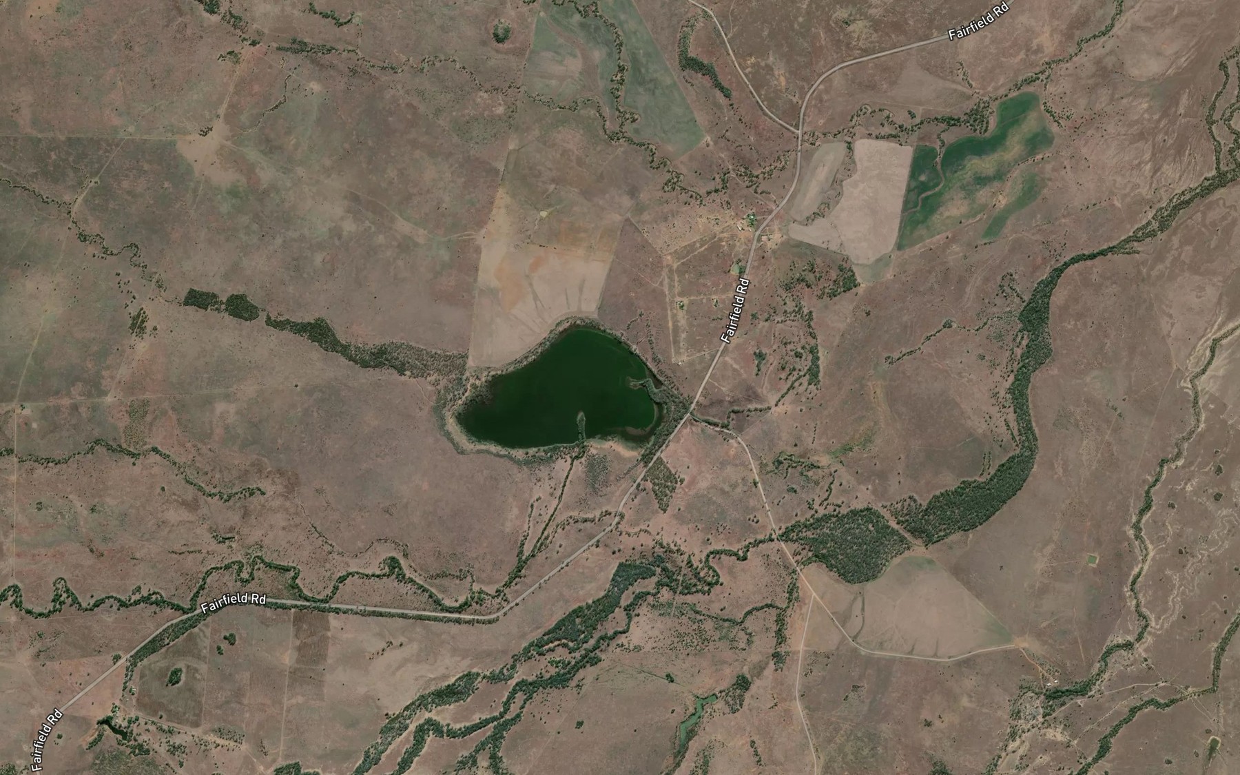 Satellite map of the Lake Kolingngol
