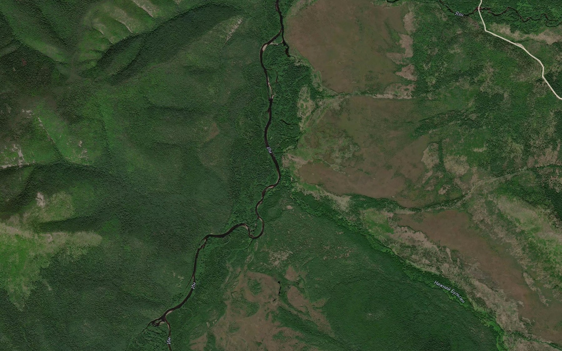 Satellite map of the Nizhniy Bul'gin