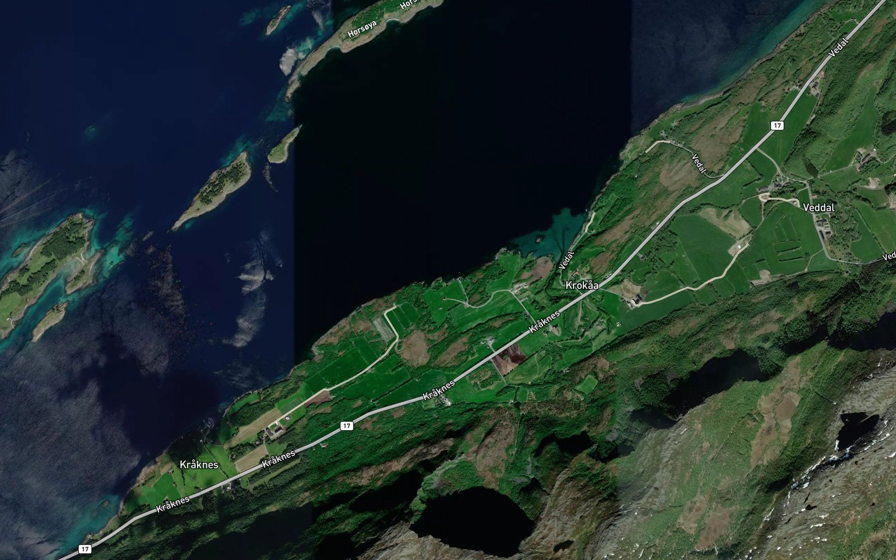 Satellite map of the Storvik