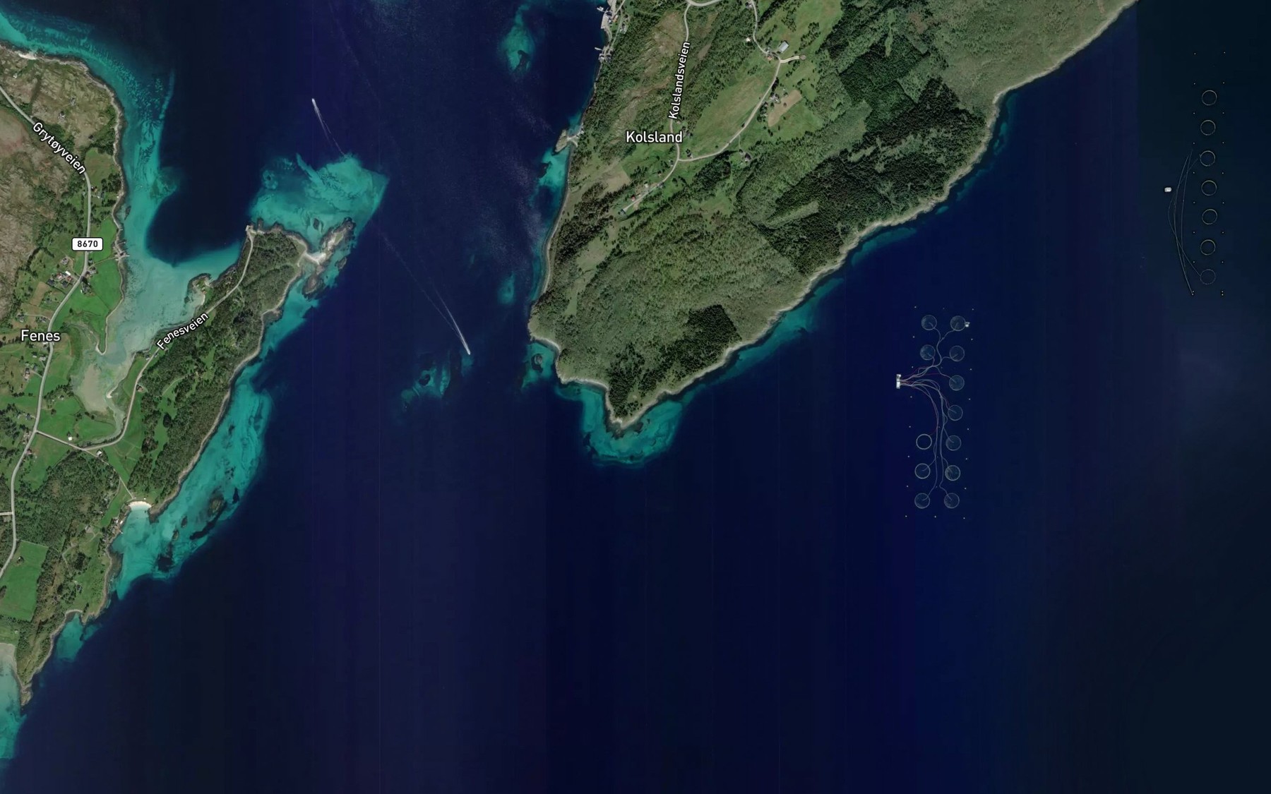 Satellite map of the Oternestjonna