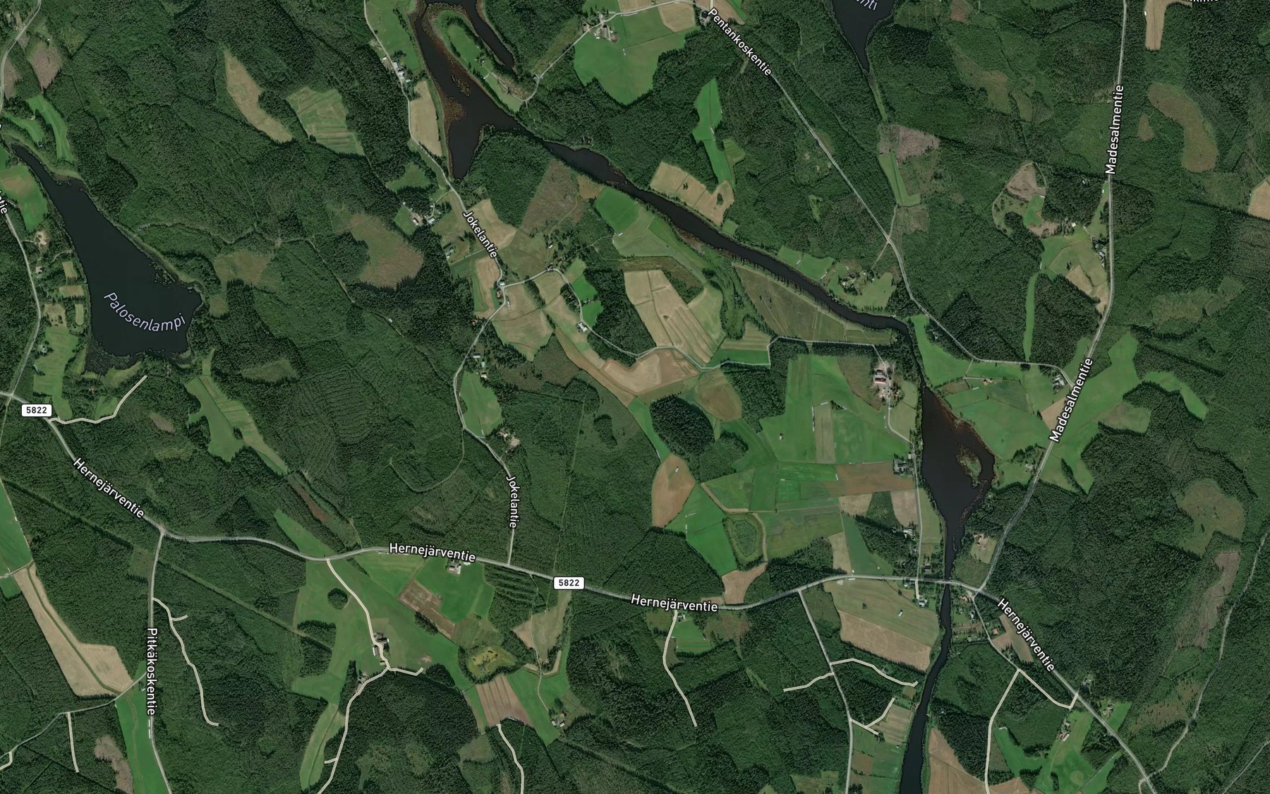 Satellite map of the Maisalmi