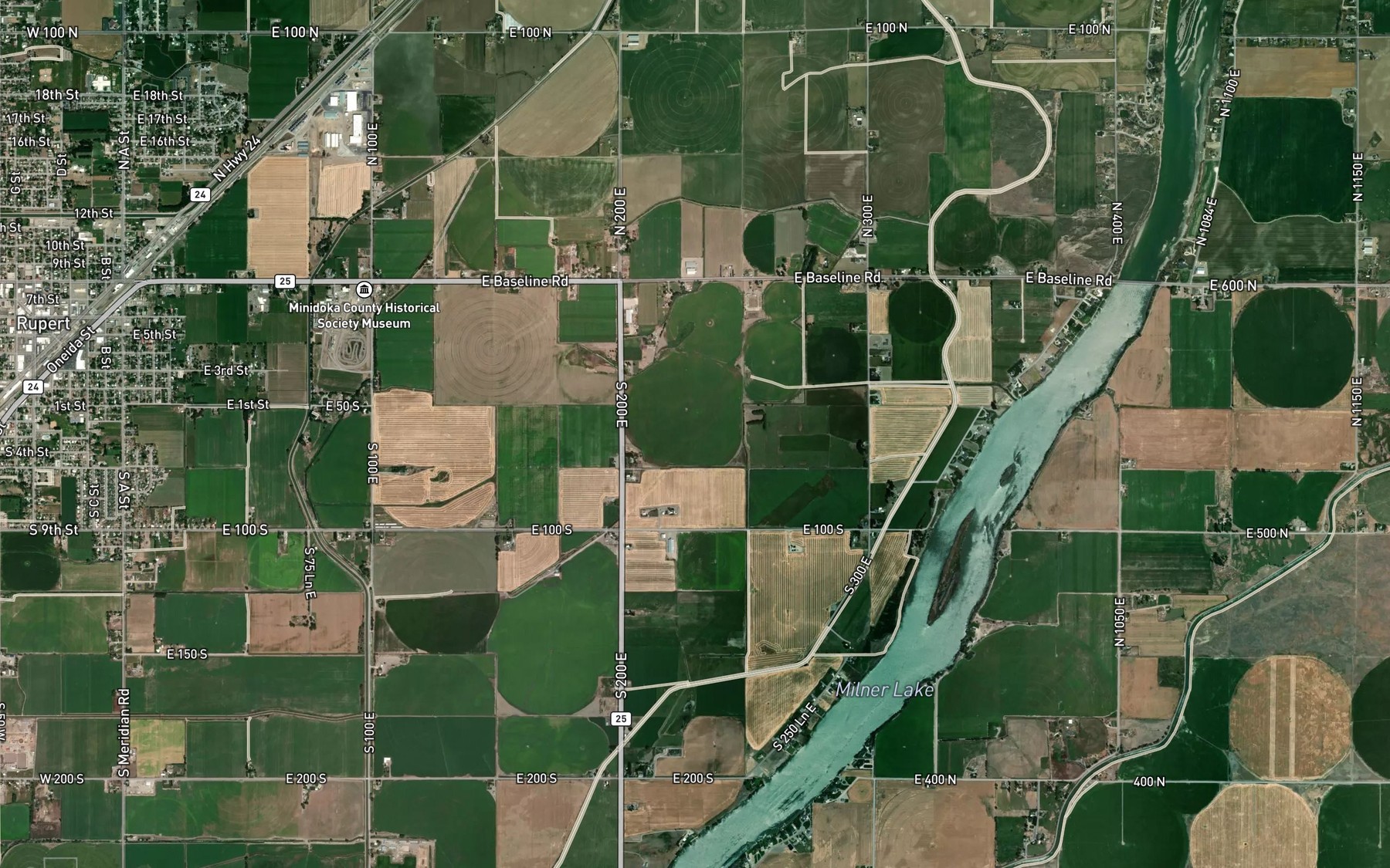 Satellite map of the D-Three Drain