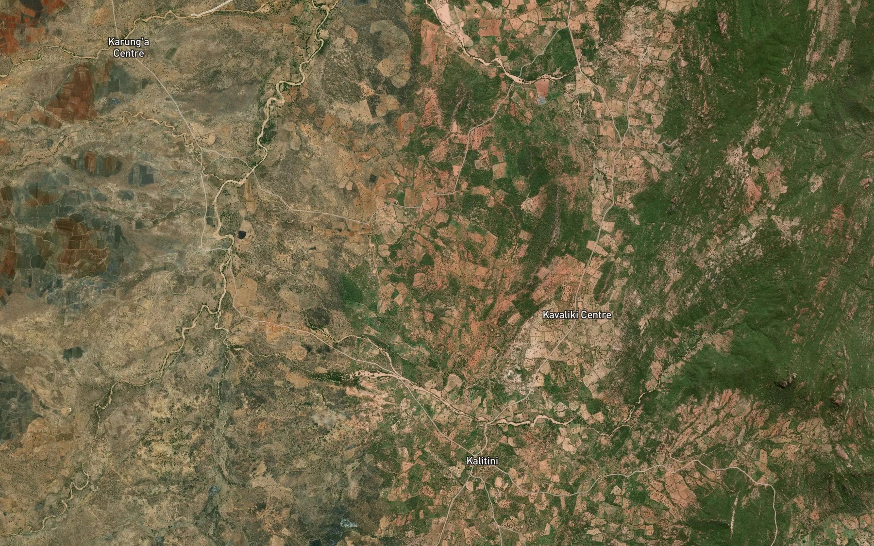 Satellite map of the Gamu