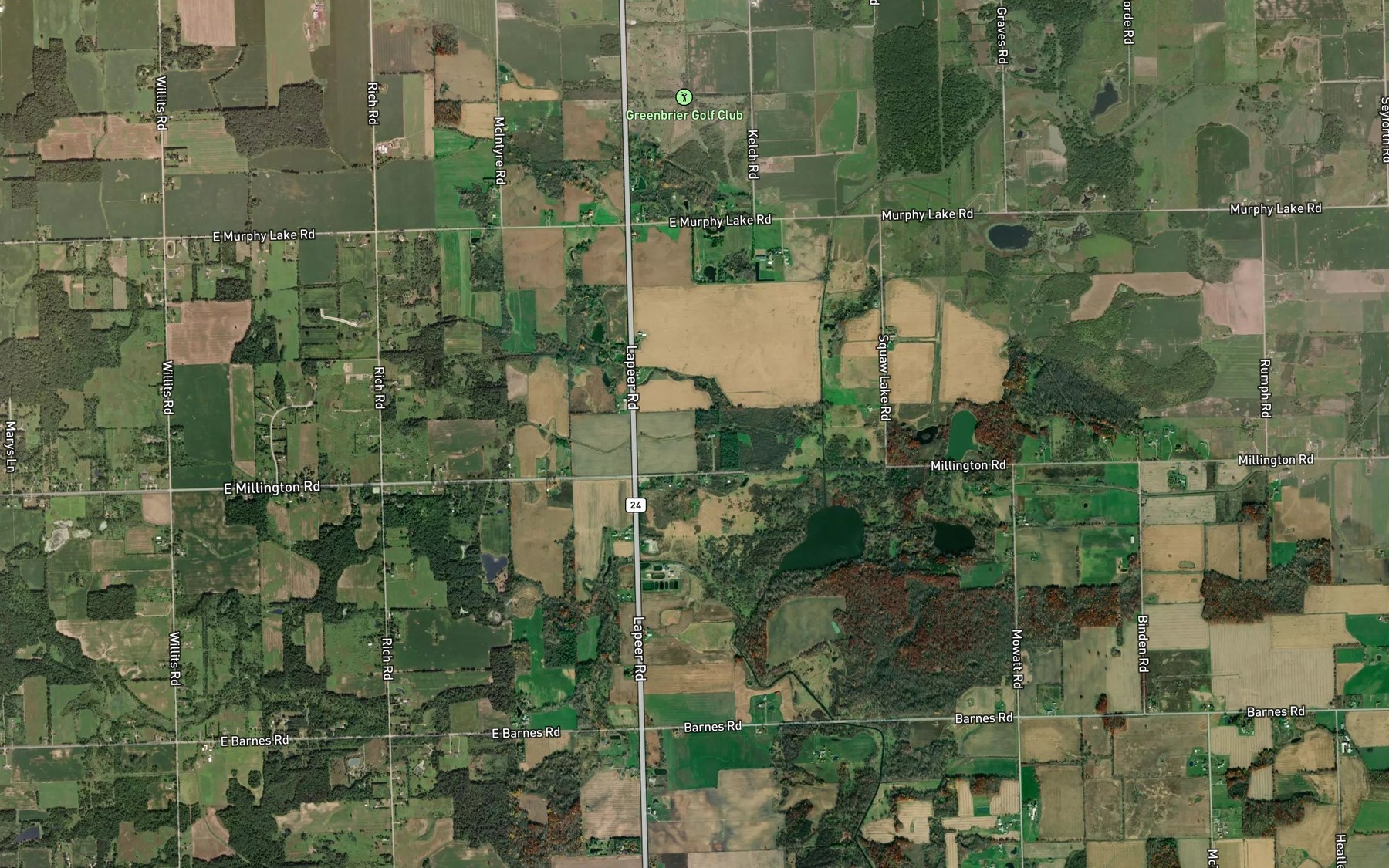 Satellite map of the High Drain