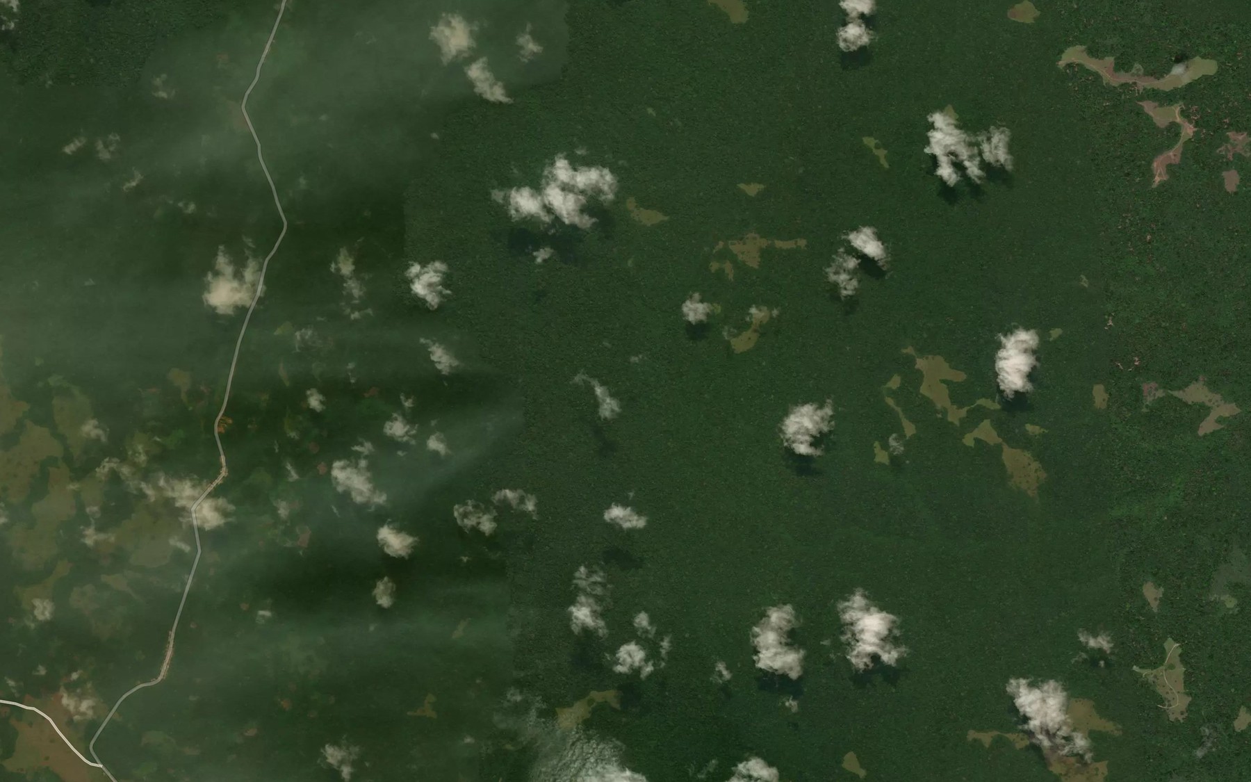 Satellite map of the Kayekaye
