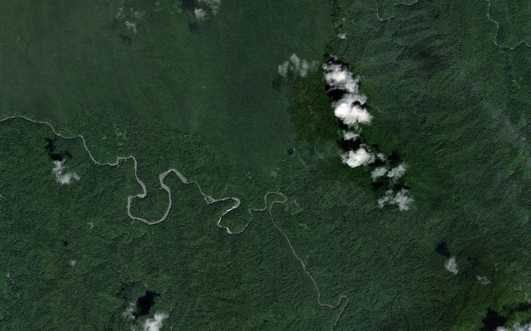 Satellite map of the Yu'ia Creek