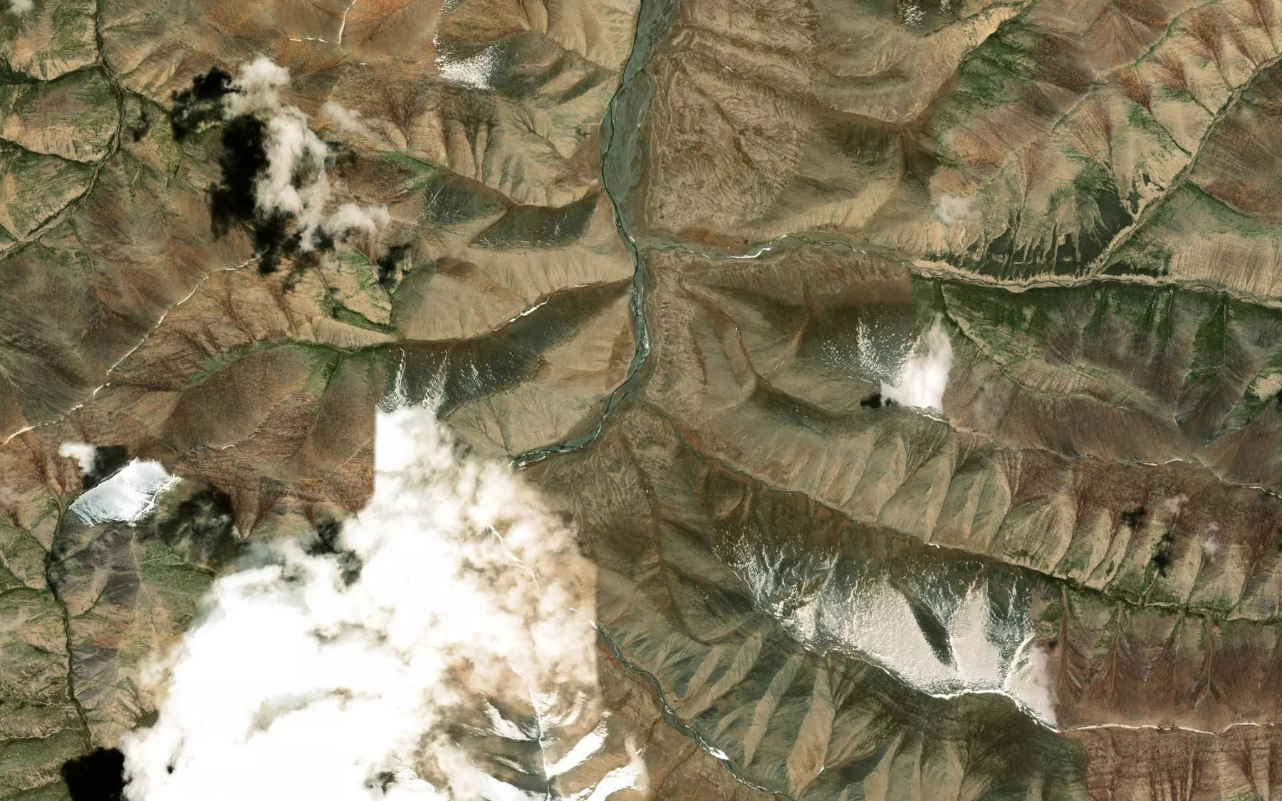 Satellite map of the Besh-Karadzhilga