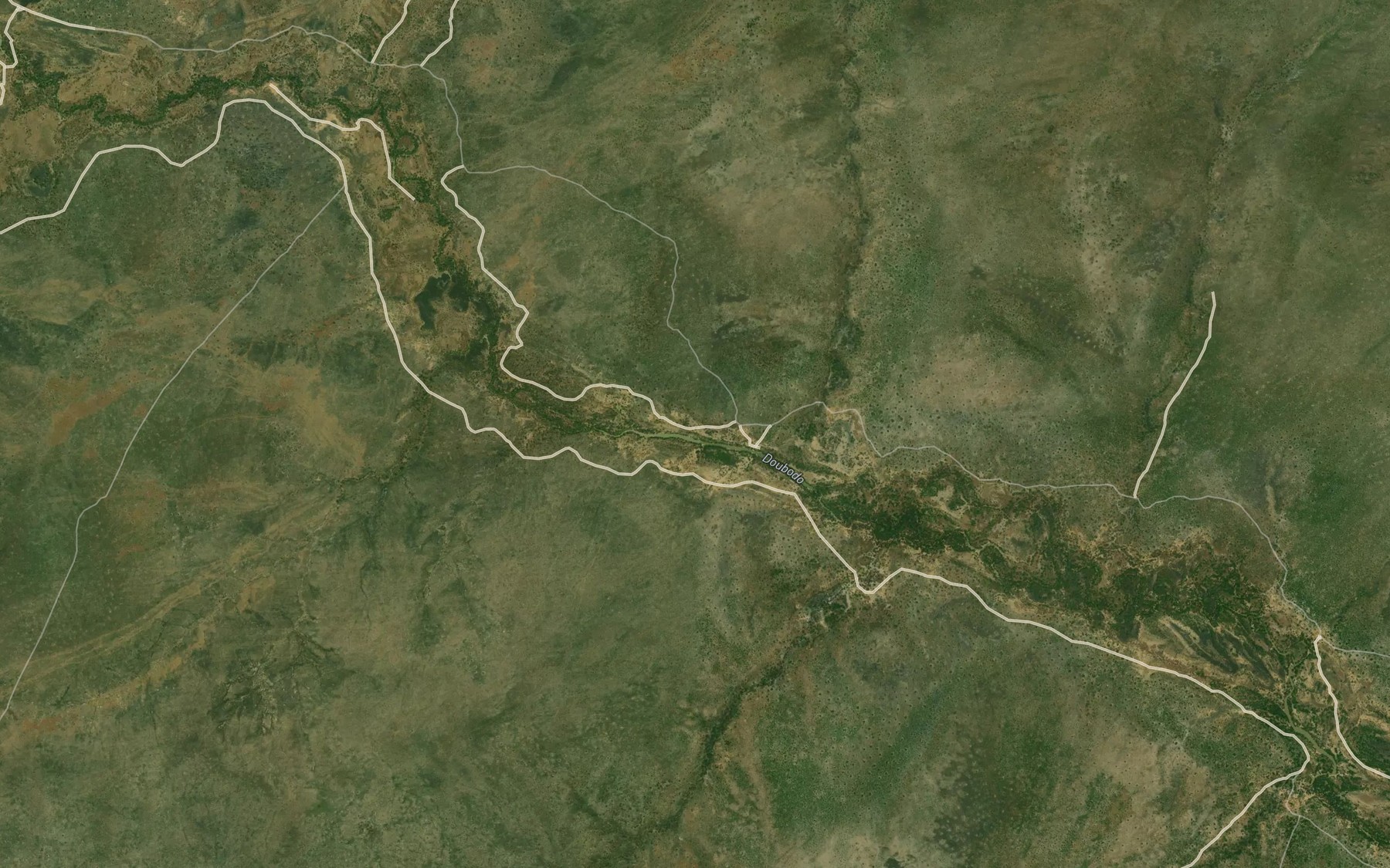 Satellite map of the Doubodo