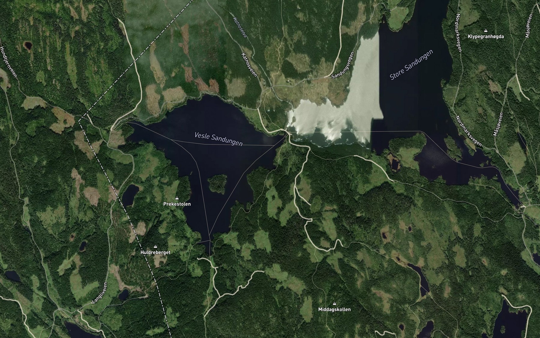 Satellite map of the Gravika