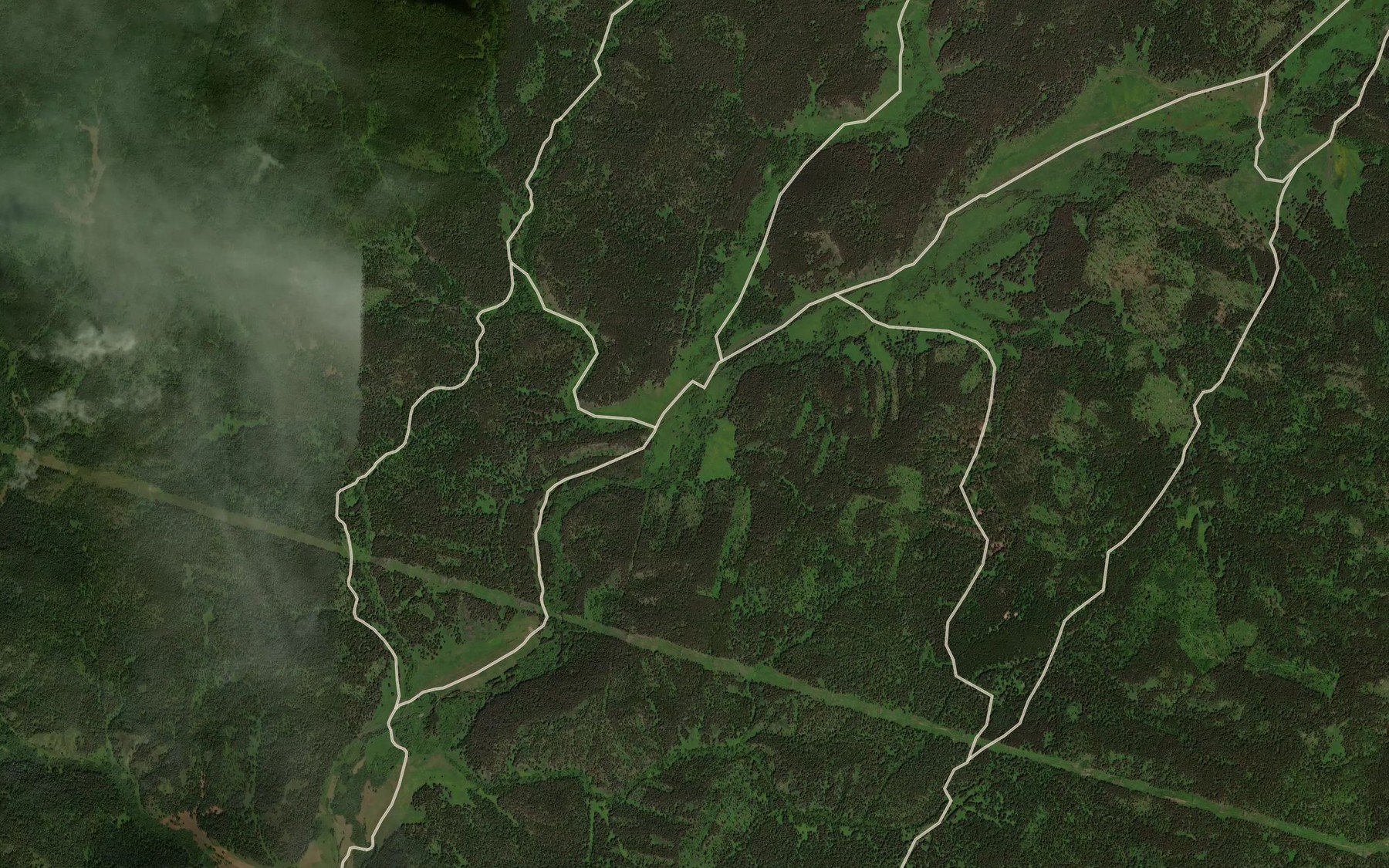 Satellite map of the Davletbika