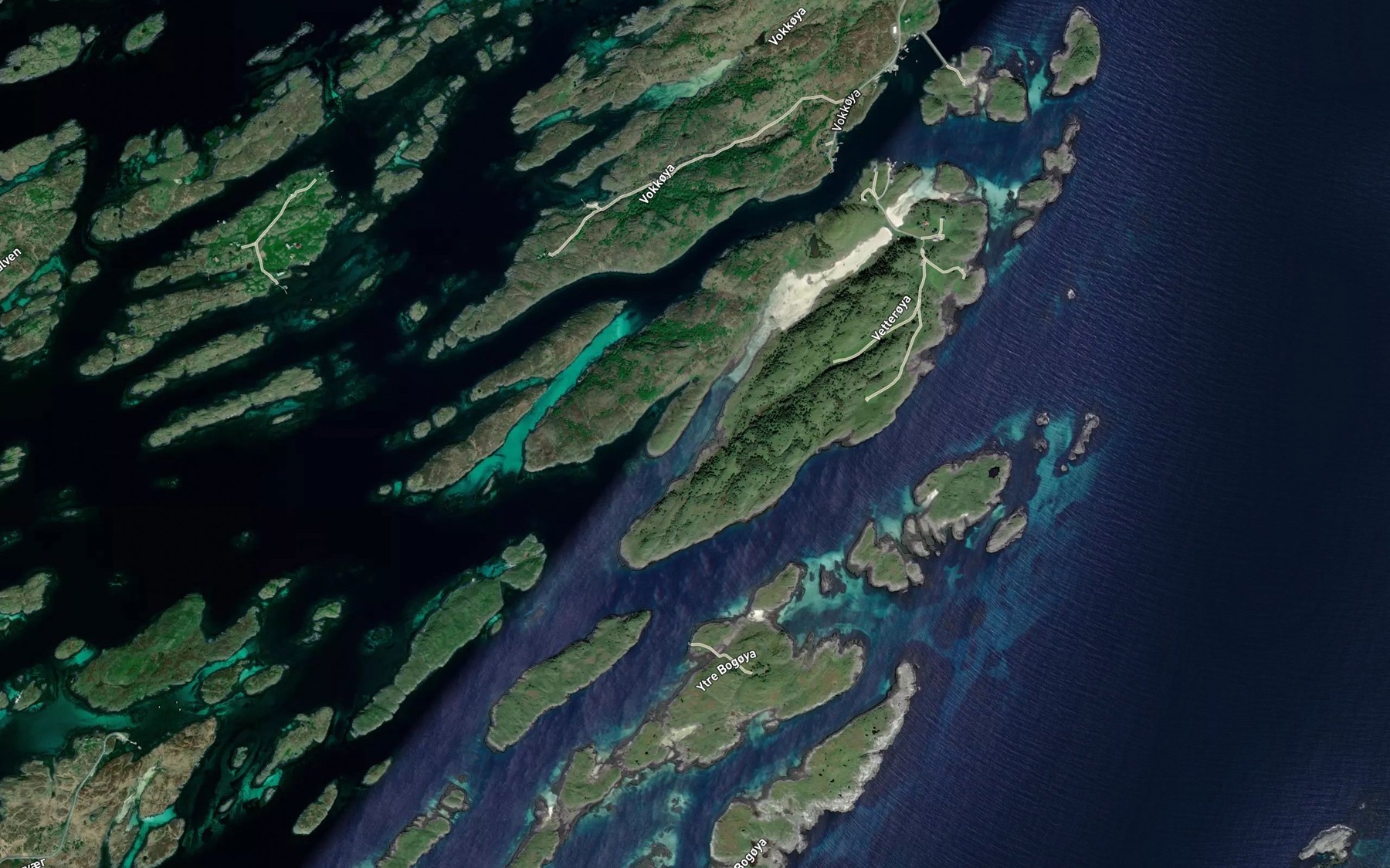 Satellite map of the Leiro