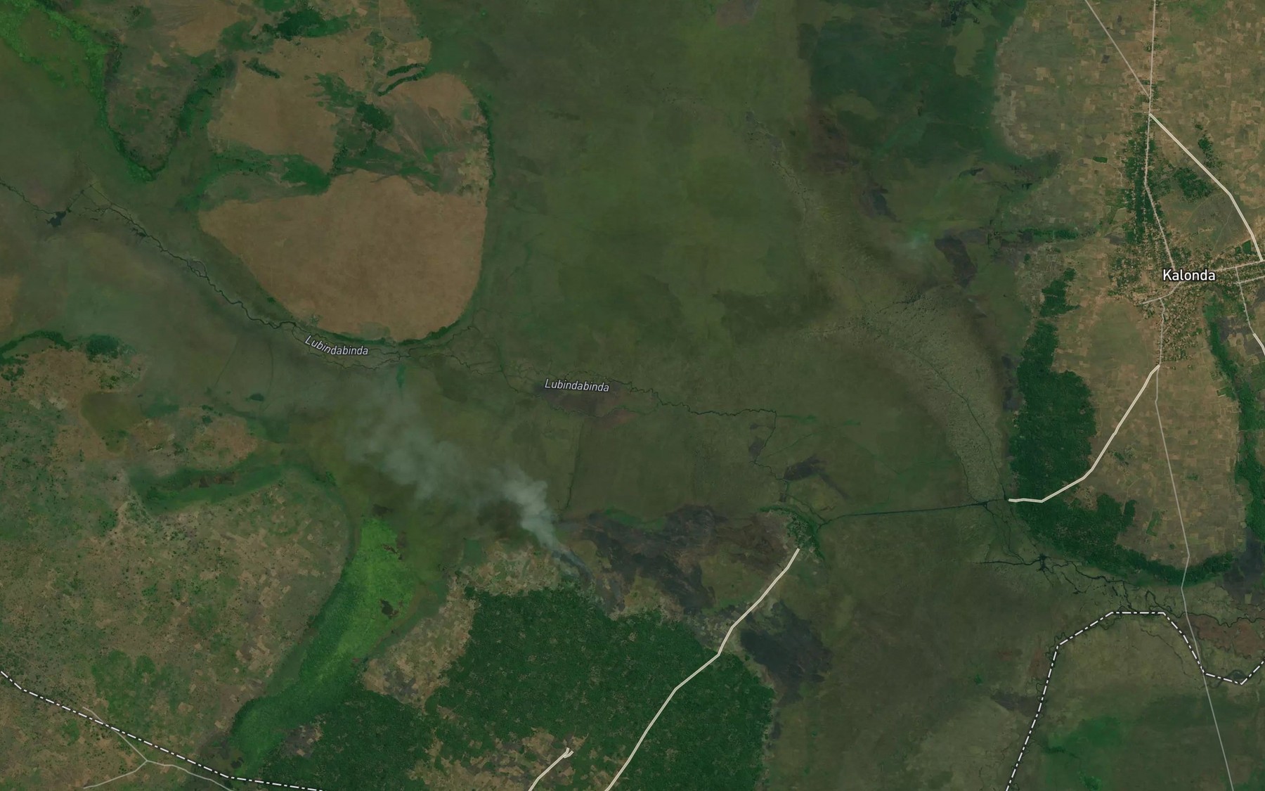 Satellite map of the Kalala