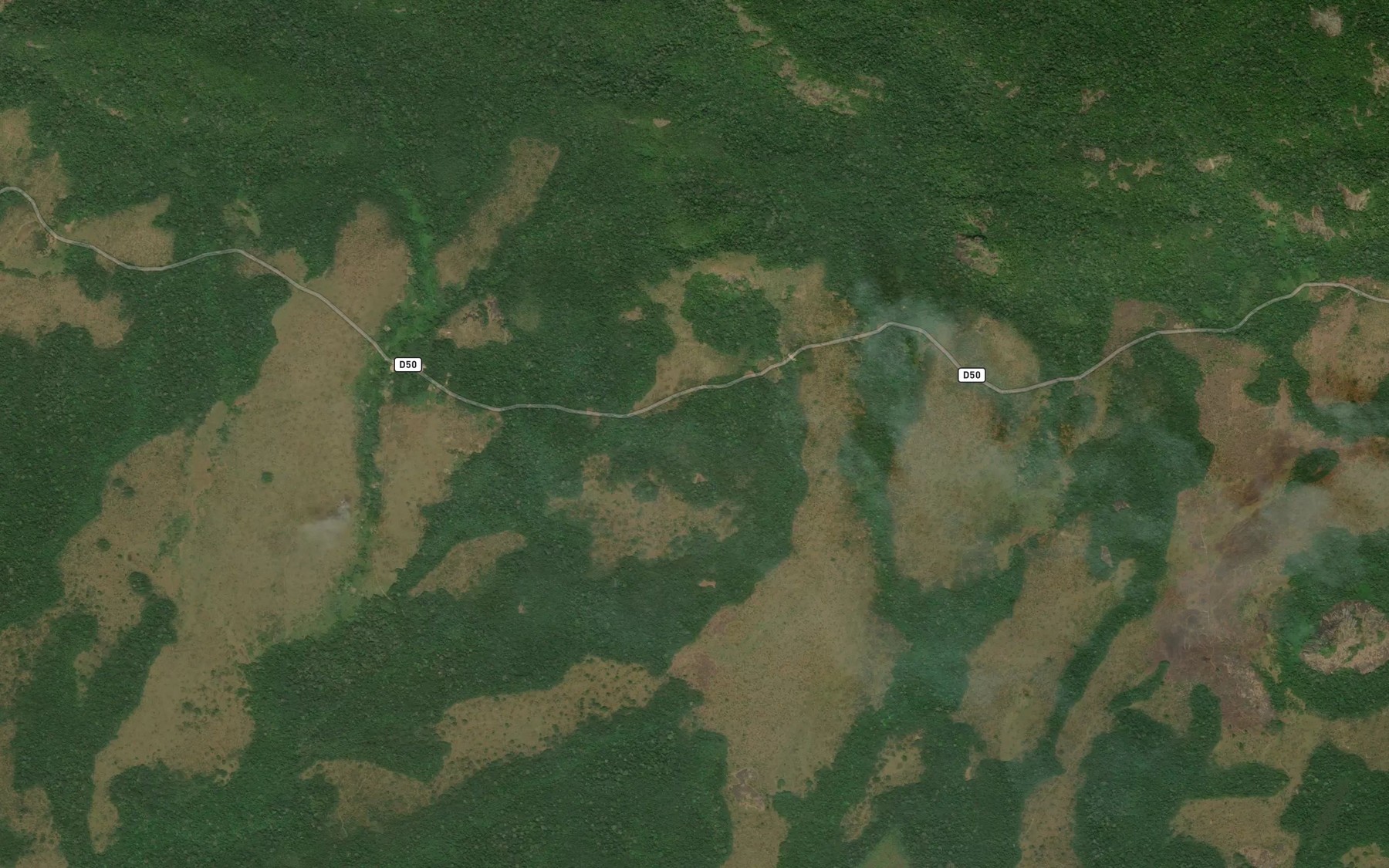 Satellite map of the Mibi