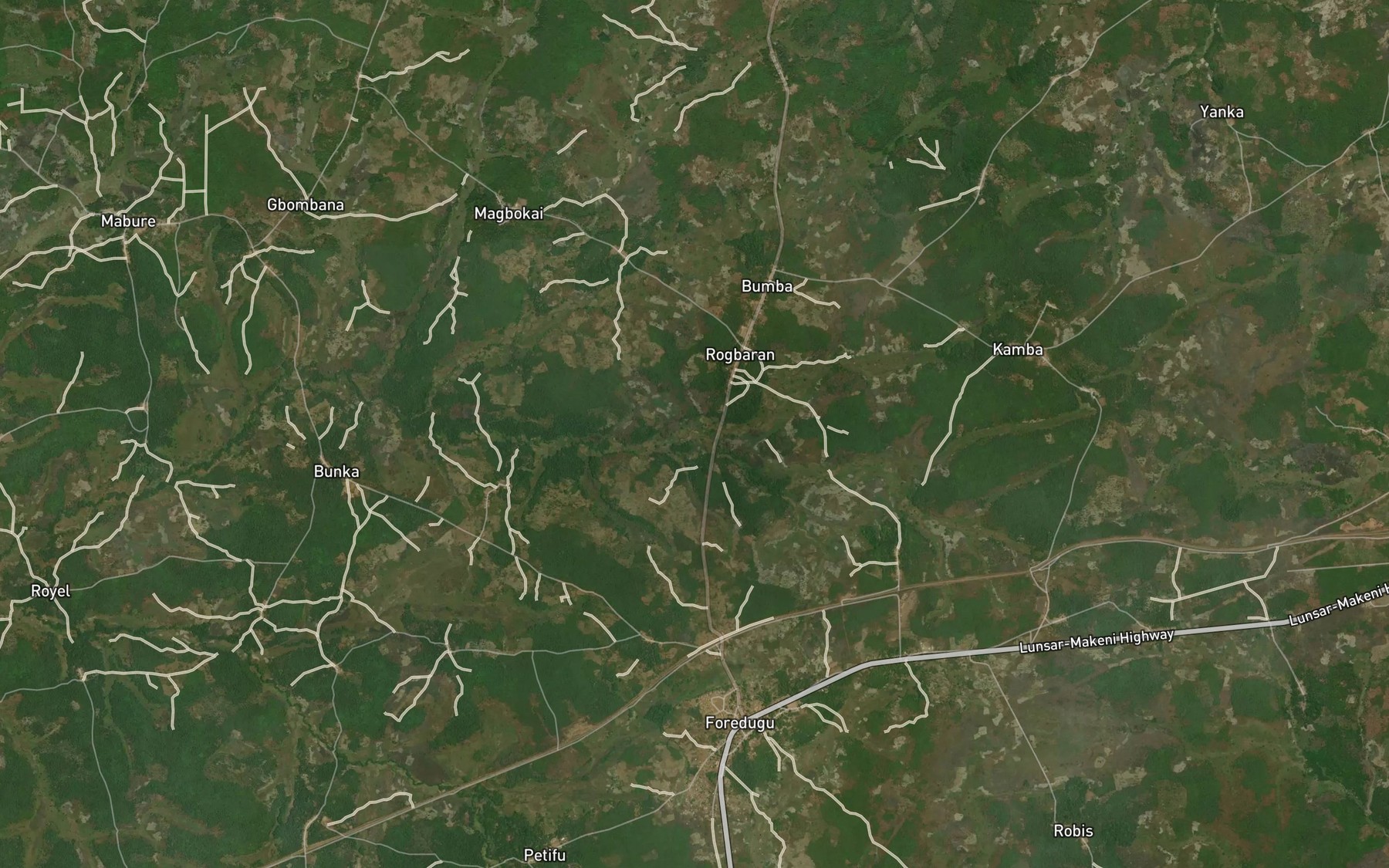 Satellite map of the Batalol