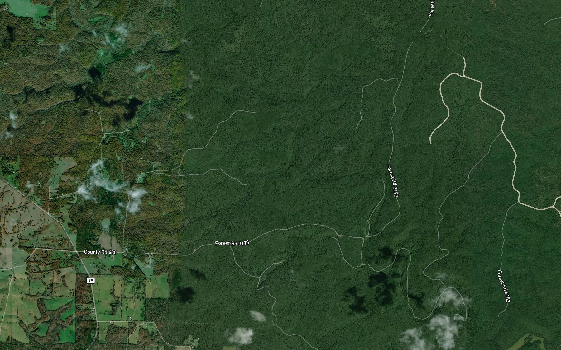 Satellite map of the Paty Spring