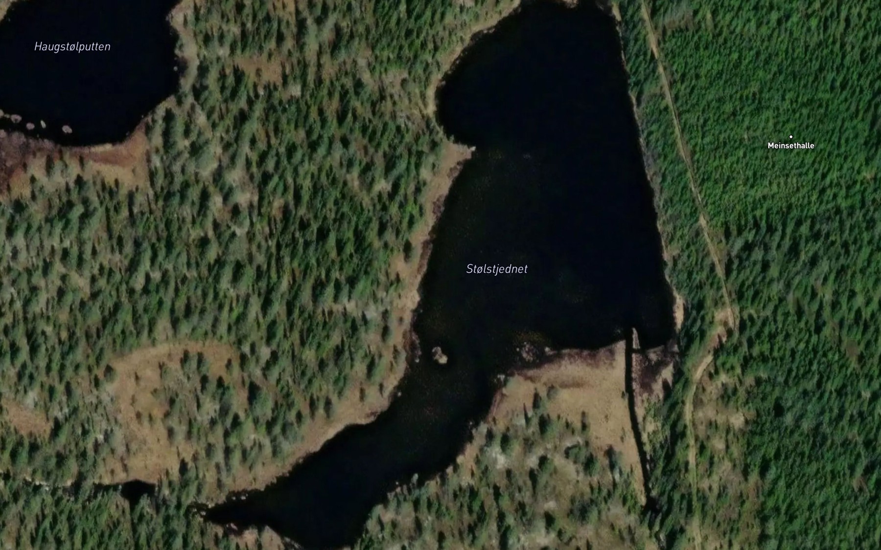 Satellite map of the Stolstjernet