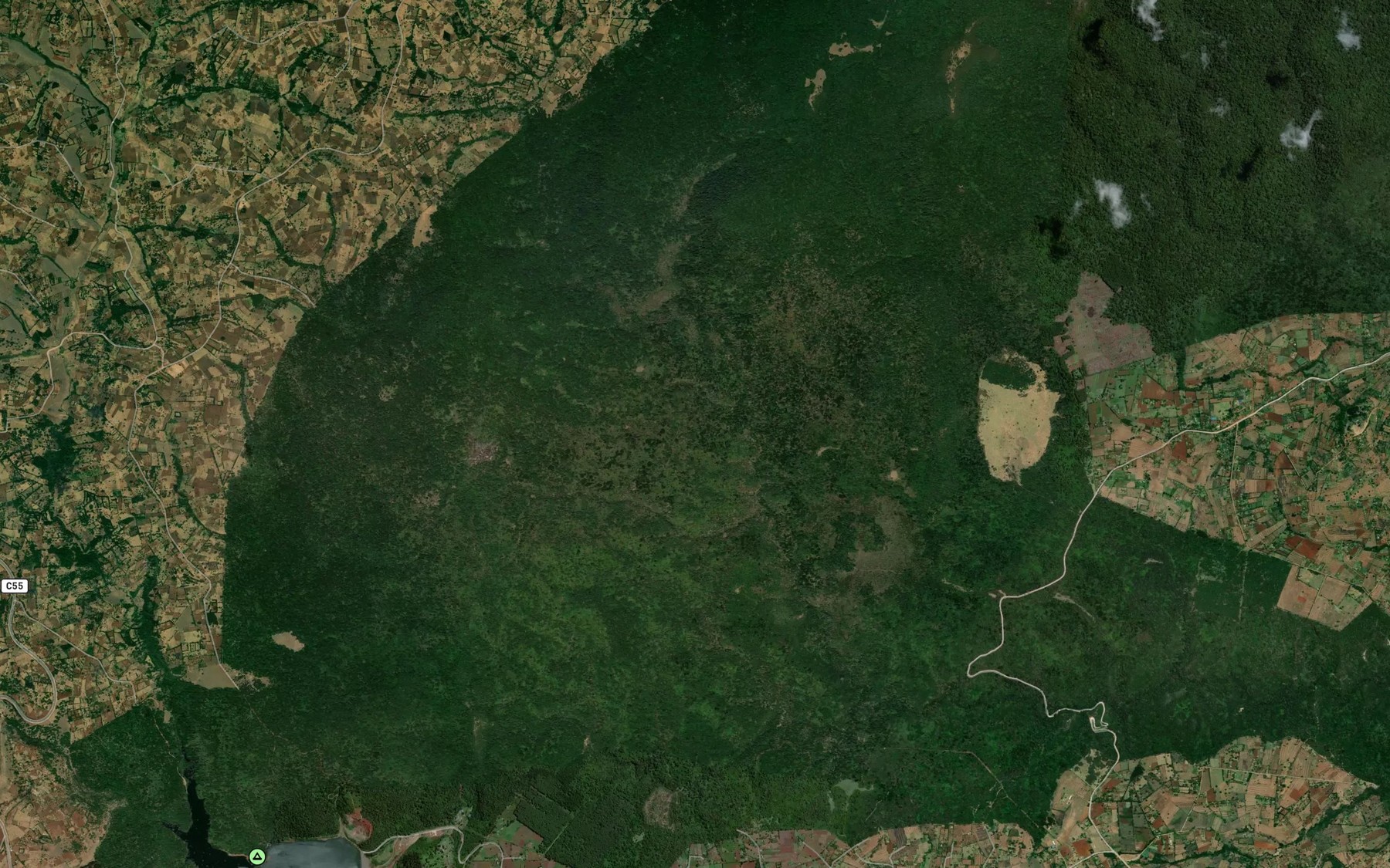 Satellite map of the Tuigoin
