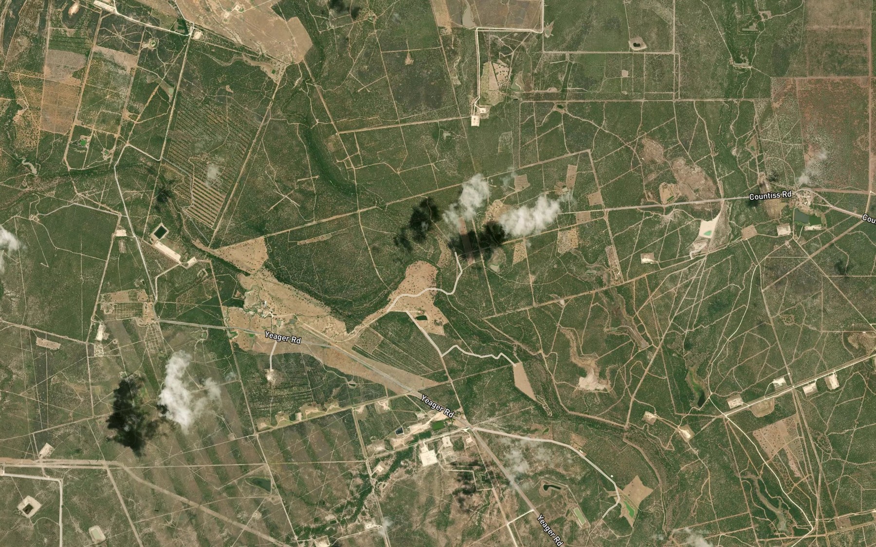 Satellite map of the Lagunillas Creek
