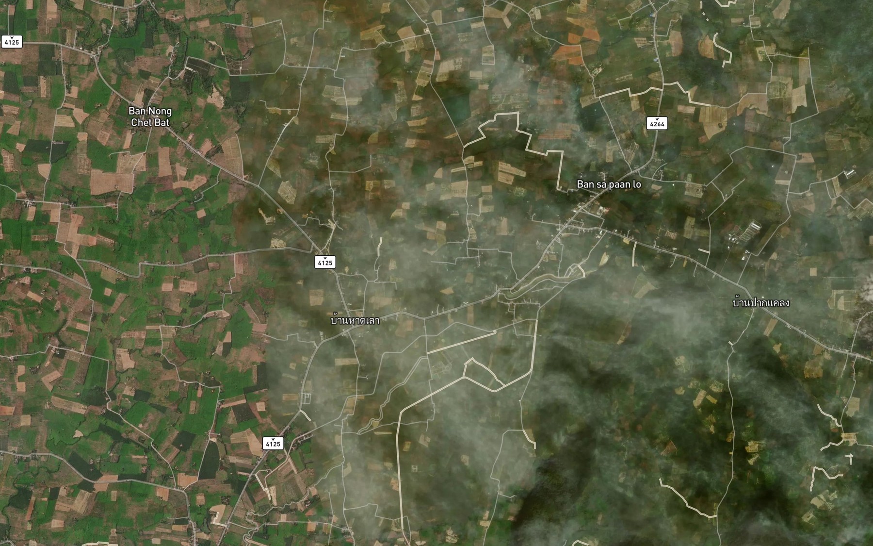 Satellite map of the Khlong Lam Plok