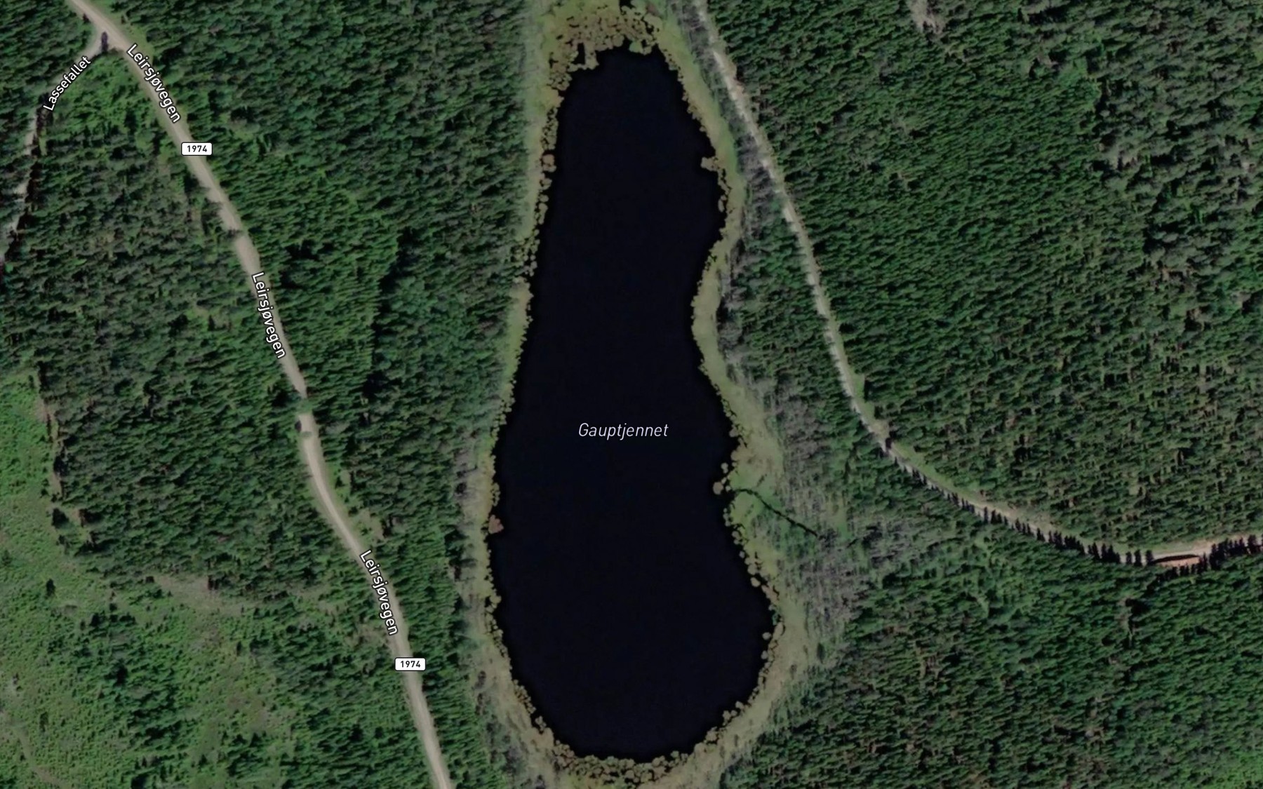 Satellite map of the Gauptjennet