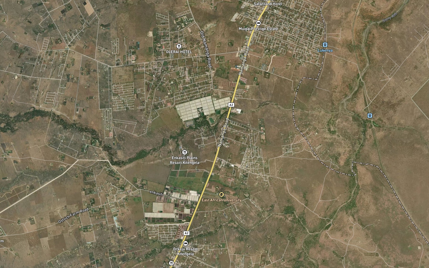 Satellite map of the Olooloitikoshi