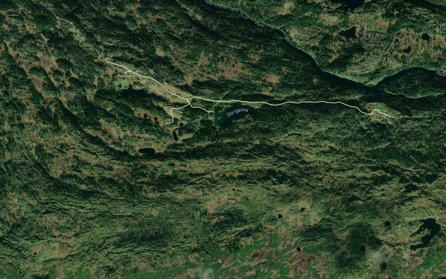 Satellite map of the Vesterbekken