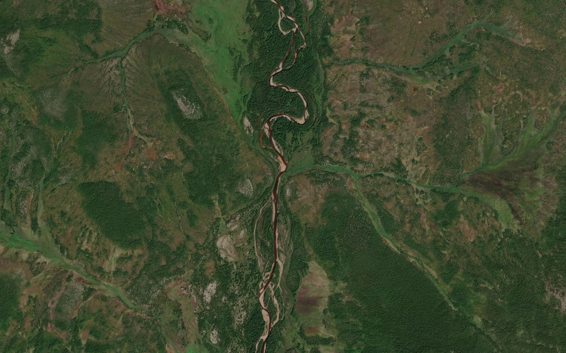Satellite map of the Vtoroy