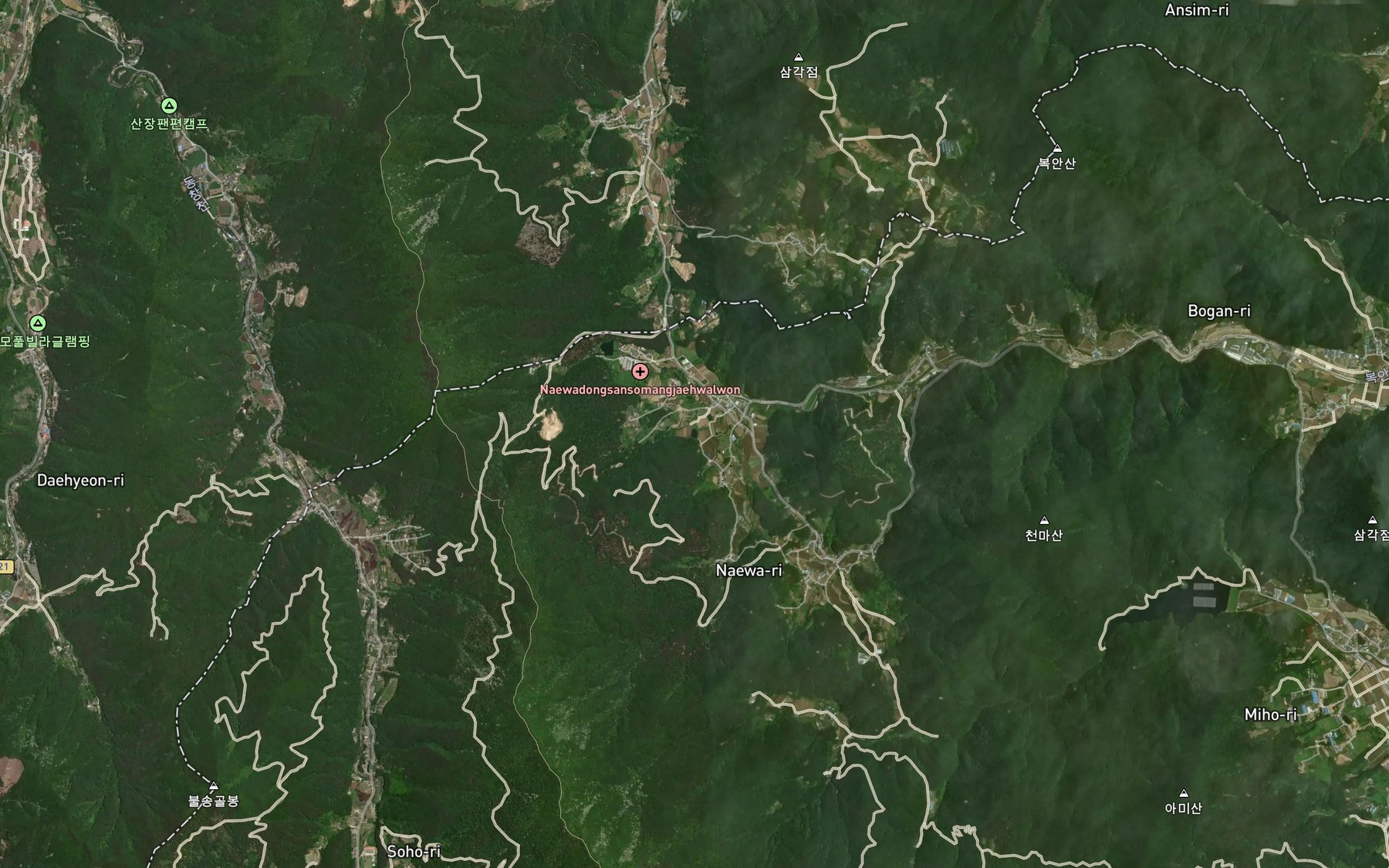 Satellite map of the Oewajageunji