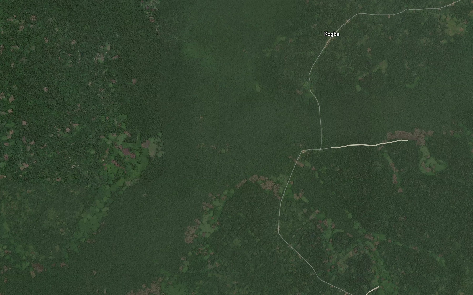 Satellite map of the Gindo