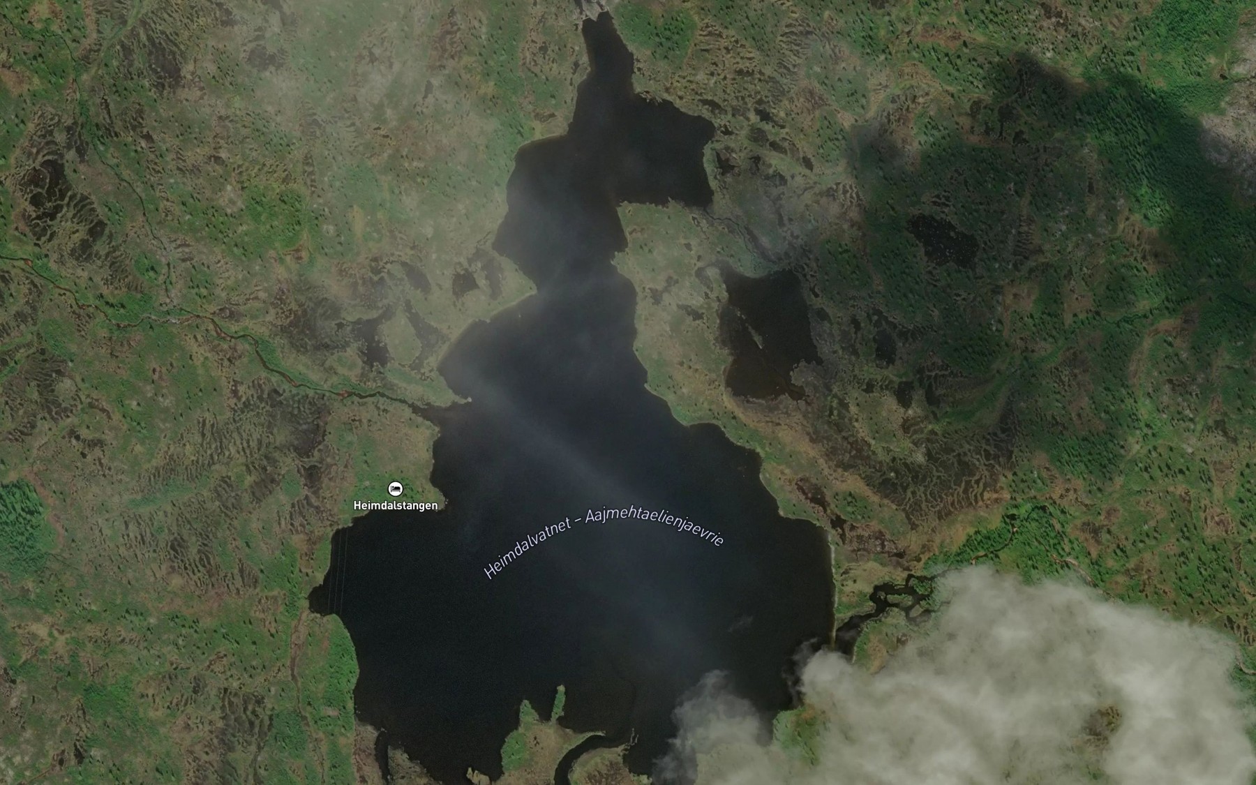 Satellite map of the Aajmehtaelienjaevrie