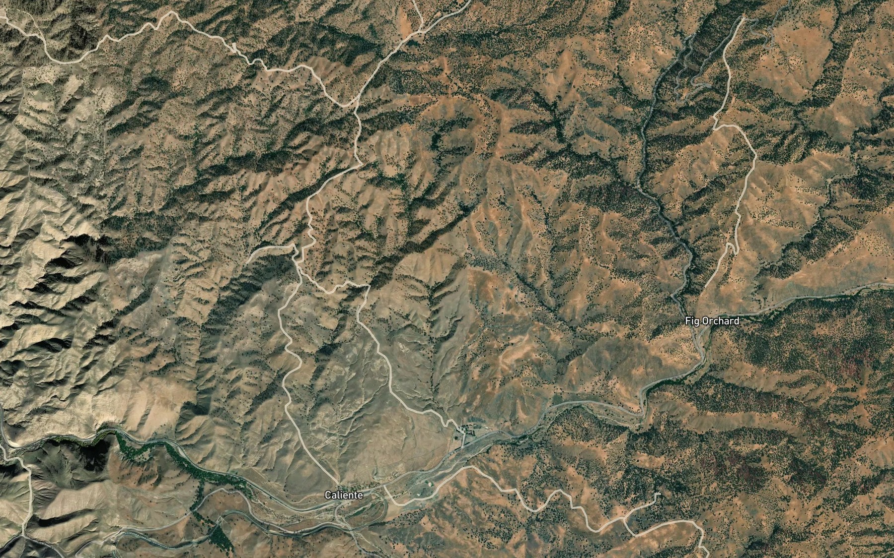 Satellite map of the House Spring