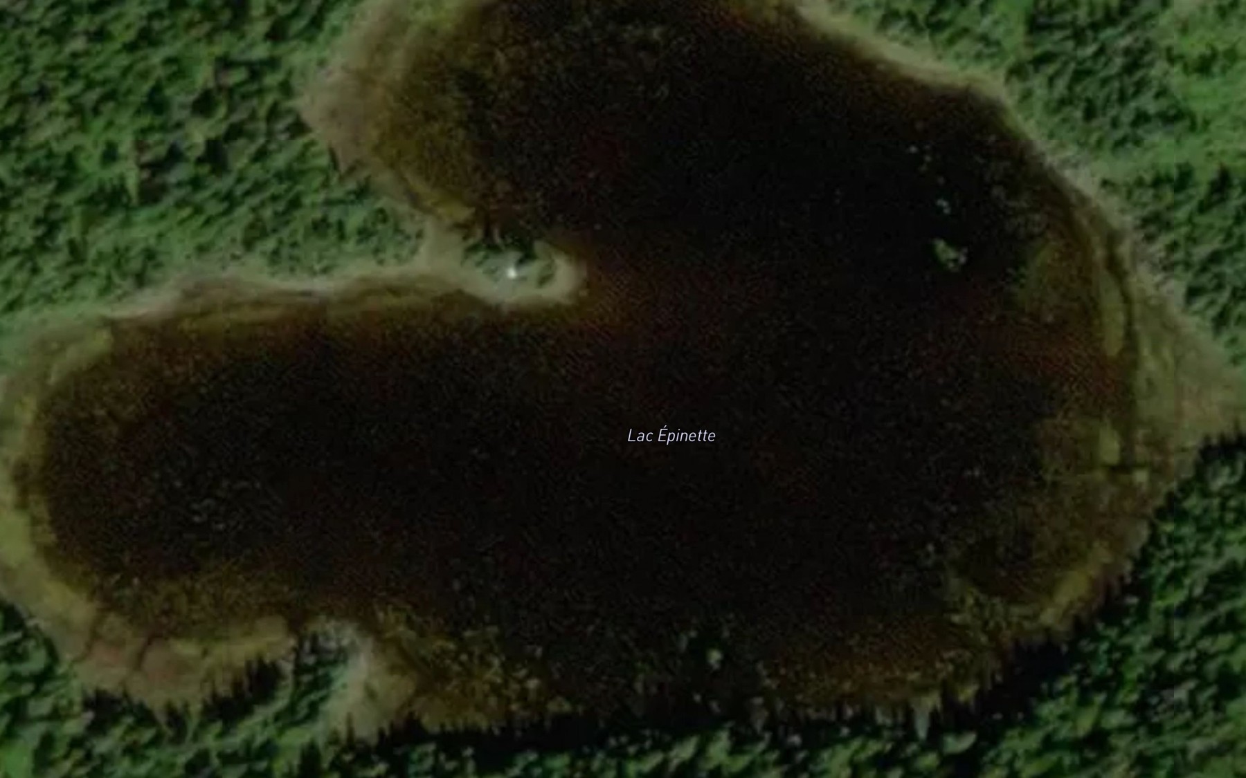 Satellite map of the Lac Epinette