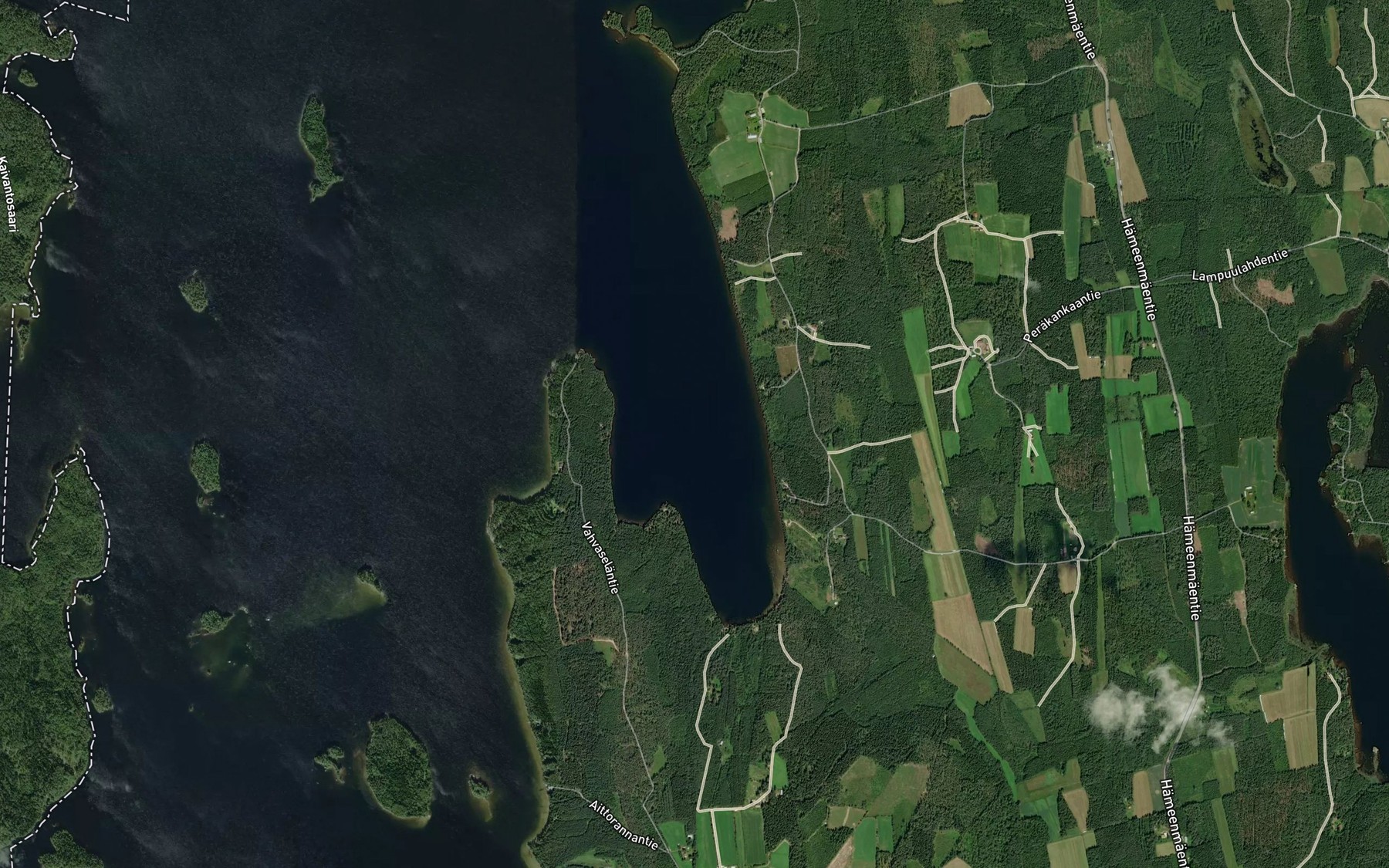 Satellite map of the Pohjoislahti