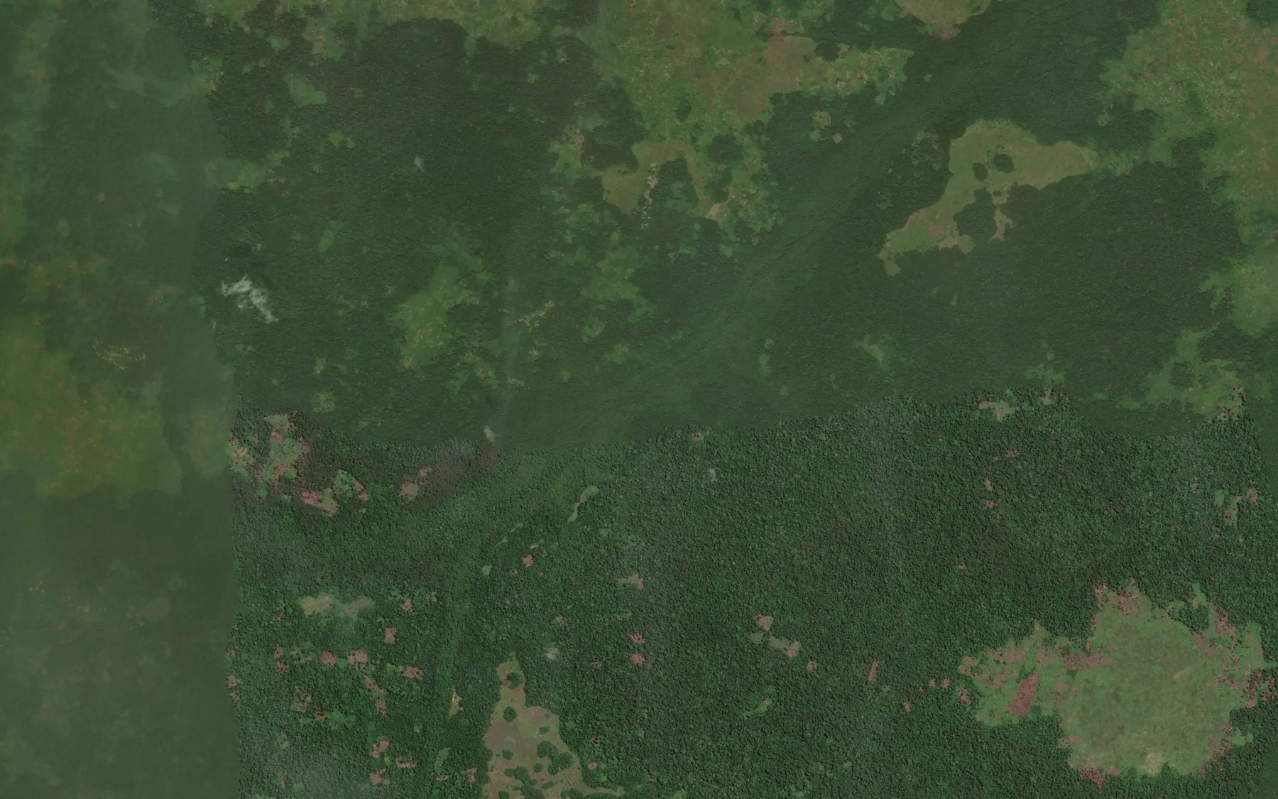 Satellite map of the Bopandja